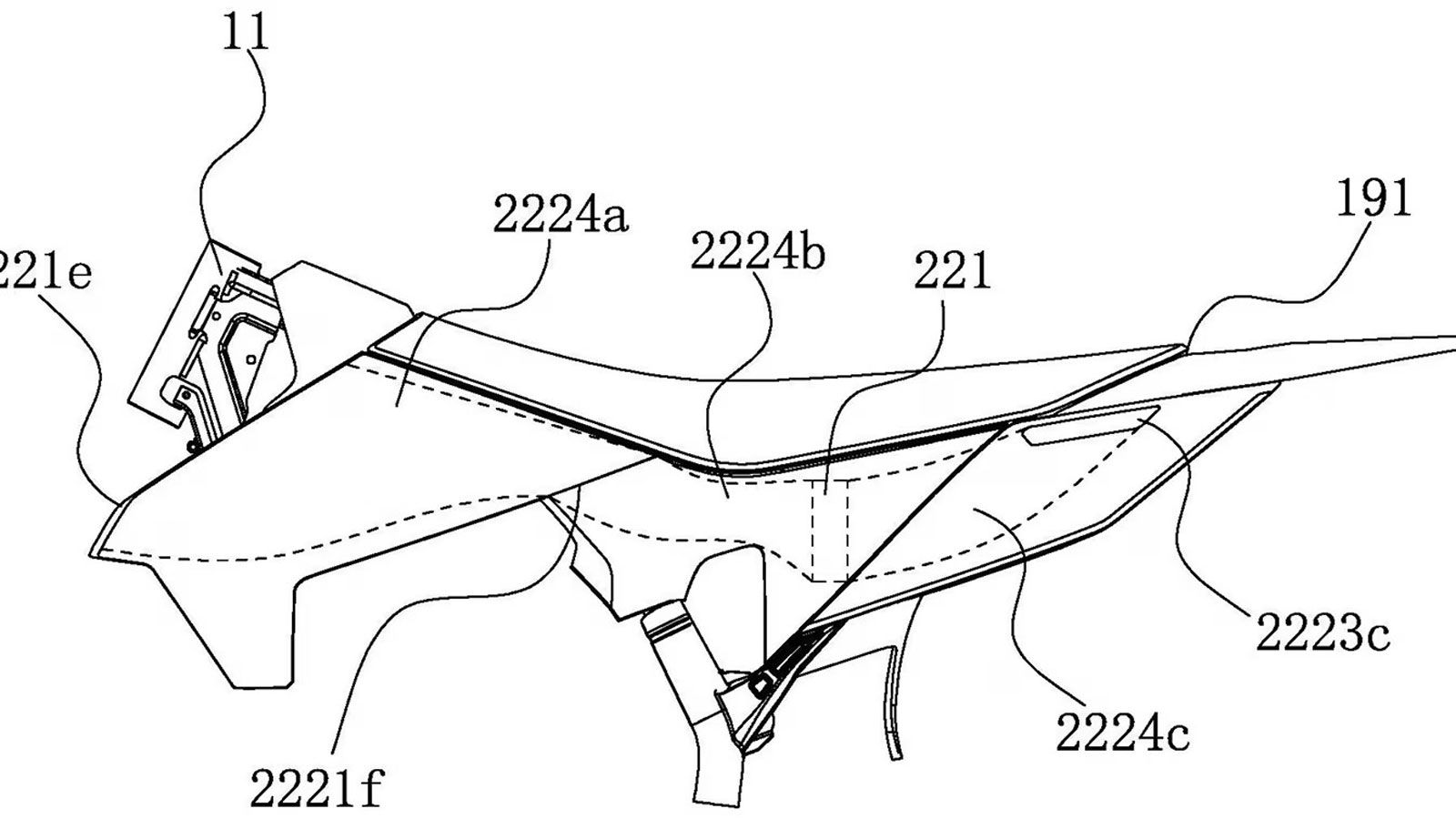 Η CF-X εμφανίστηκε πρώτη φορά στην EICMA 2023, με σχεδίαση motocross και μία κάθετη ψυκτική μονάδα κάτω από τη σέλα. Οι νέες αποκαλύψεις δείχνουν ένα 