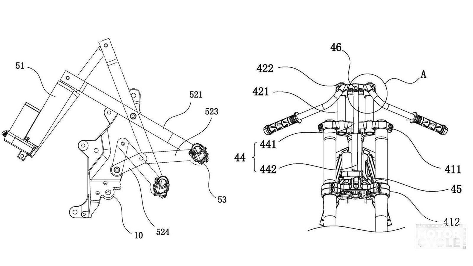 Το σύστημα βασίζεται σε ένα ηλεκτρομηχανικό έμβολο που αλλάζει το ύψος του τιμονιού ανάλογα με τις ανάγκες του αναβάτη, μεταμορφώνοντας τη στάση από ε