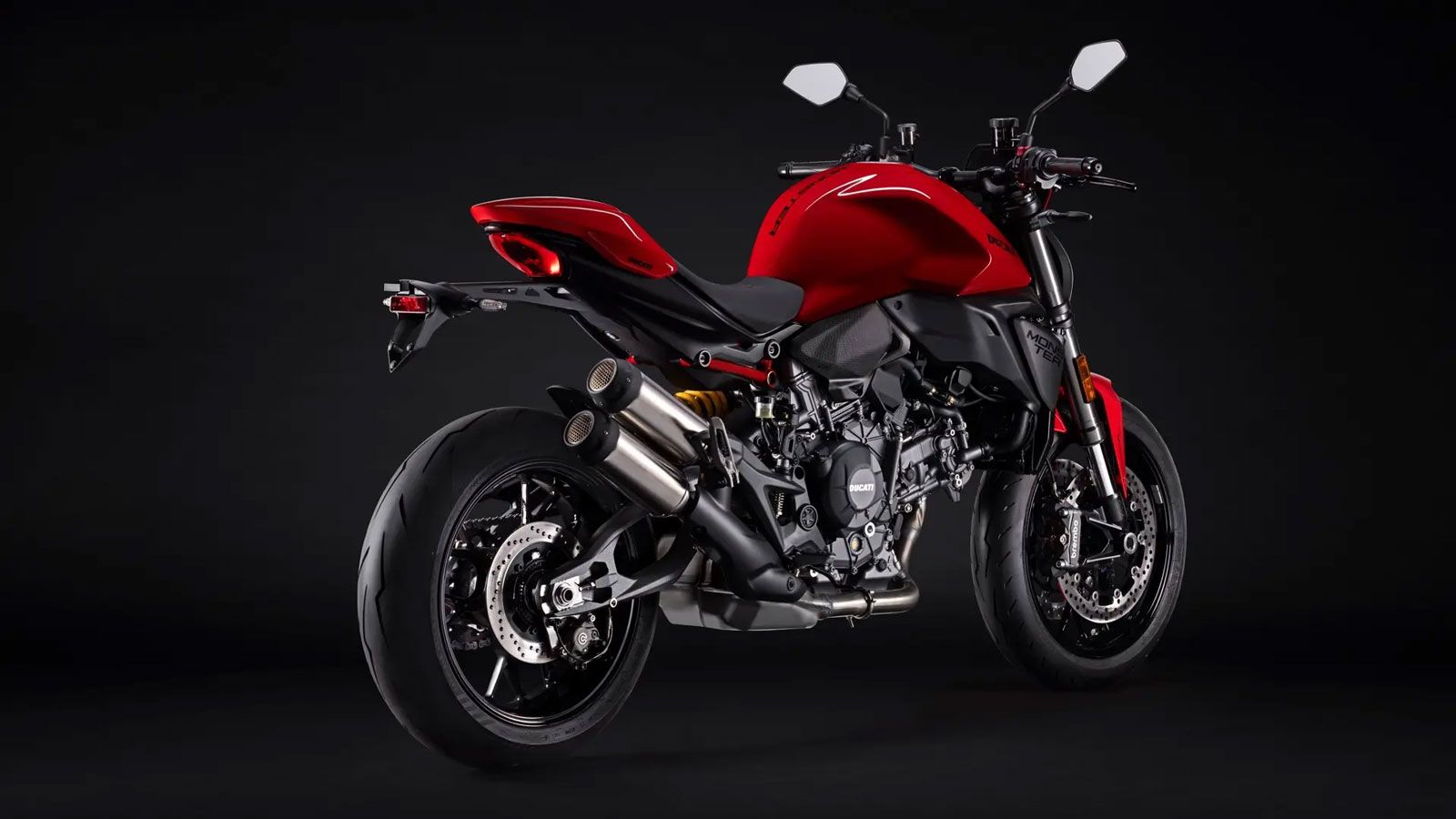 Πίσω όψη Ducati Monster.