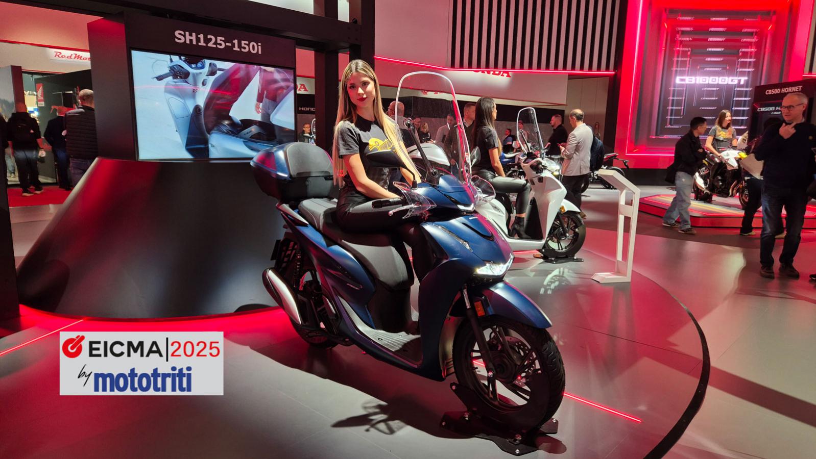 Eicma 2025: Νέο Honda SH 125 & 150 