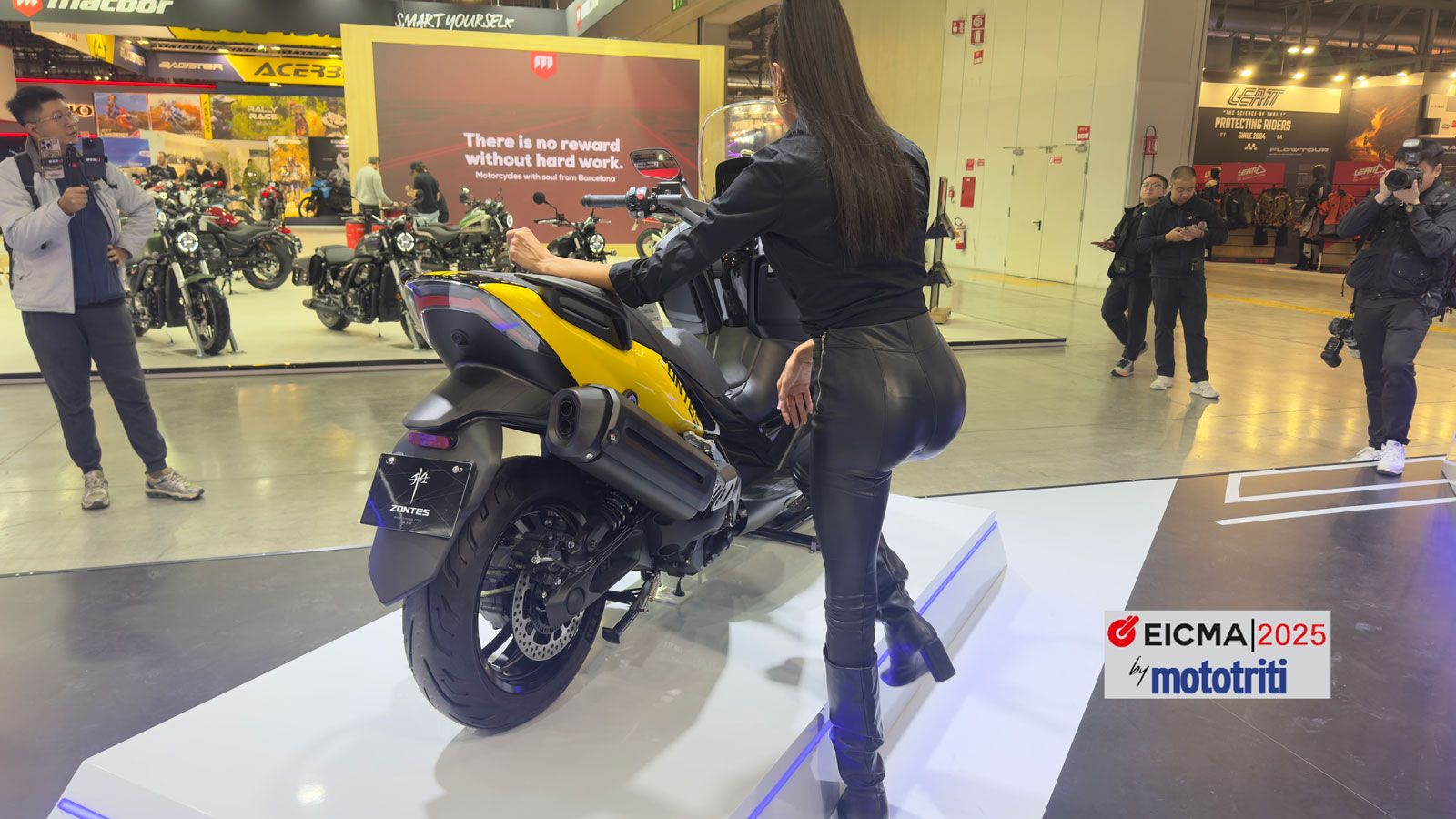 Το Zontes 552-H κινείται από έναν δικύλινδρο κινητήρα 531 κυβικών εκατοστών, με 51 ίππους στις 7.250 σ.α.λ. και 5,71 kg.m ροπής στις 5.500 σ.α.λ.. Με 