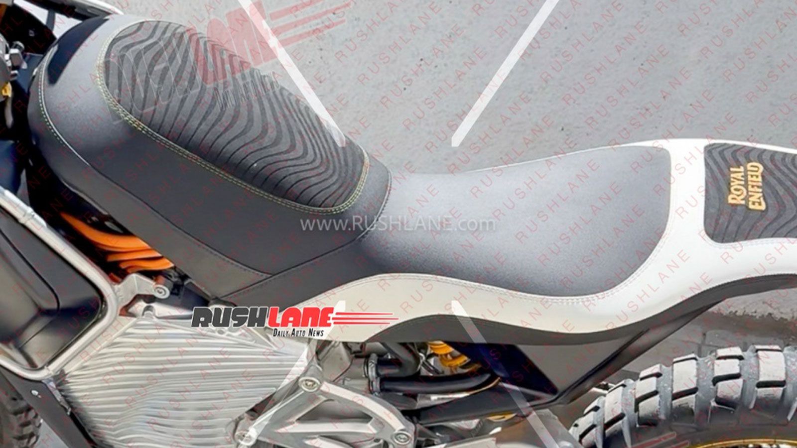 Η μπαταρία και ο κινητήρας είναι ενσωματωμένοι ως μέρος του σκελετού, πρακτική συνηθισμένη στα ηλεκτρικά adventure μοντέλα, με το ψαλίδι να συνδέεται 