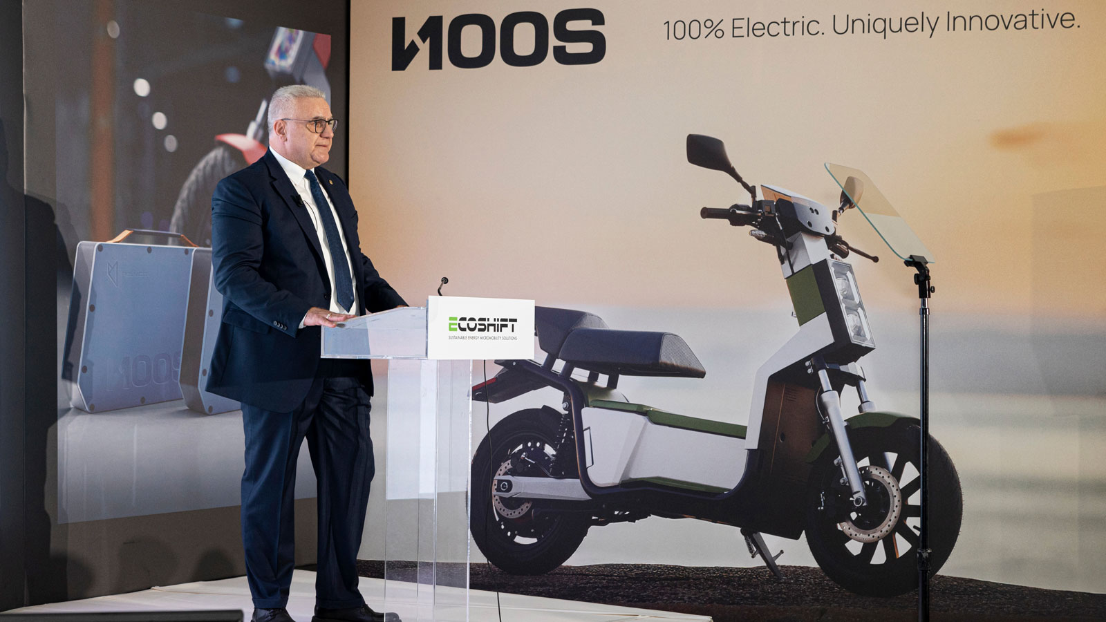 Ο κύριος κ. Μιχάλης Η. Οικονομάκης, Εκτελεστικός Πρόεδρος του Ομίλου Πέτρος Πετρόπουλος, ομιλεί για το όραμα της Ecoshift και το πως ιδρύθηκε. 