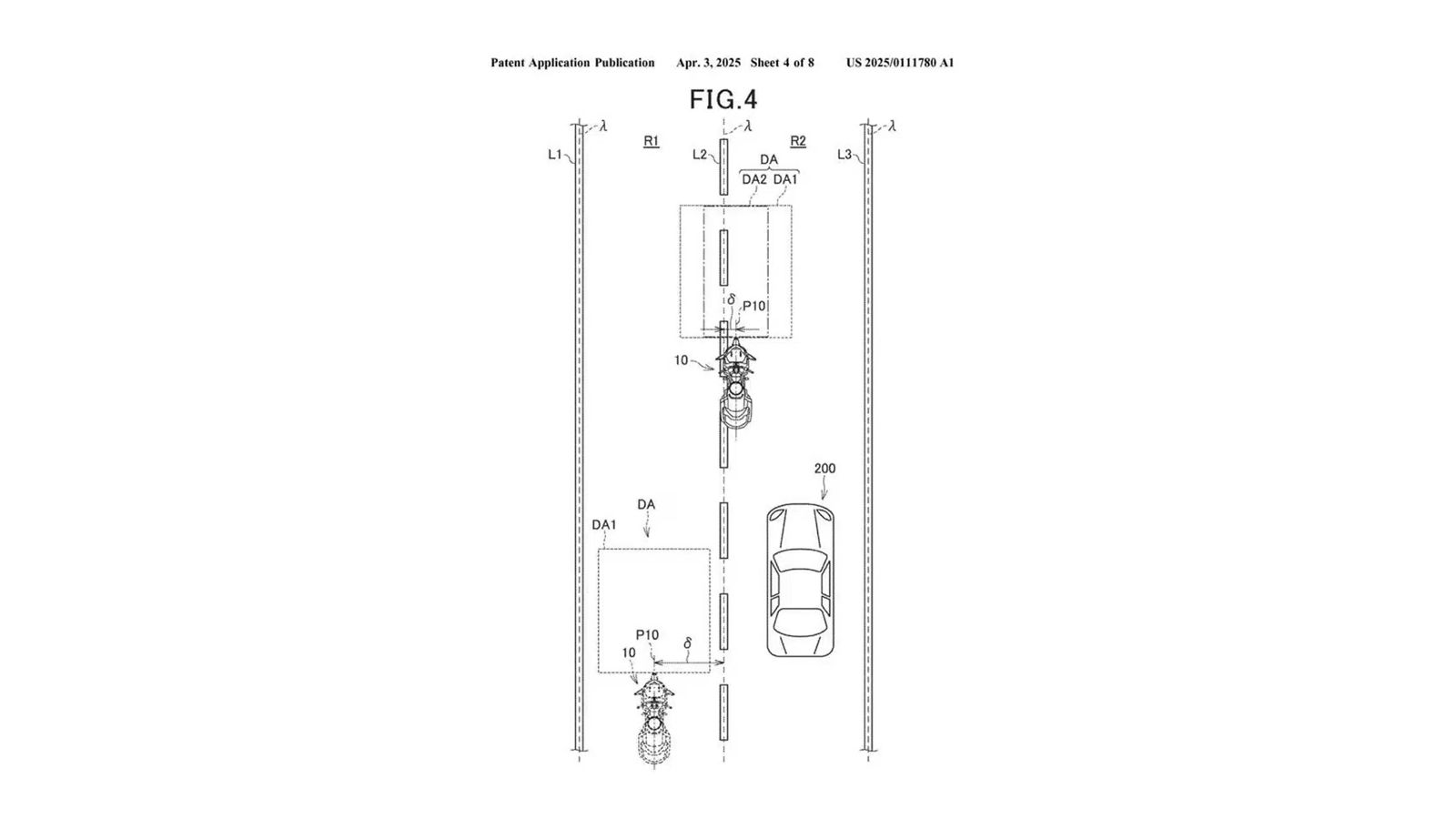 Σύστημα Προειδοποίησης Αλλαγής Λωρίδας για τη Gold Wing ετοιμάζει η Honda