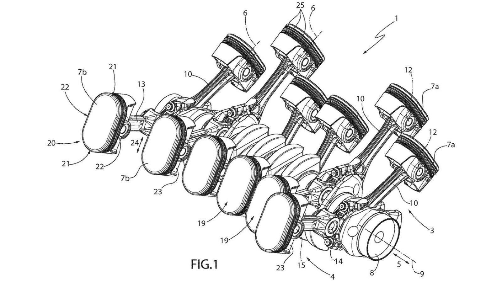 Τα οβάλ πιστόνια στον κινητήρα της Ferrari θα είναι κάθετα, με σκοπό τη μείωση του μήκους του κινητήρα και την παράλληλη αύξηση των επιδόσεων.