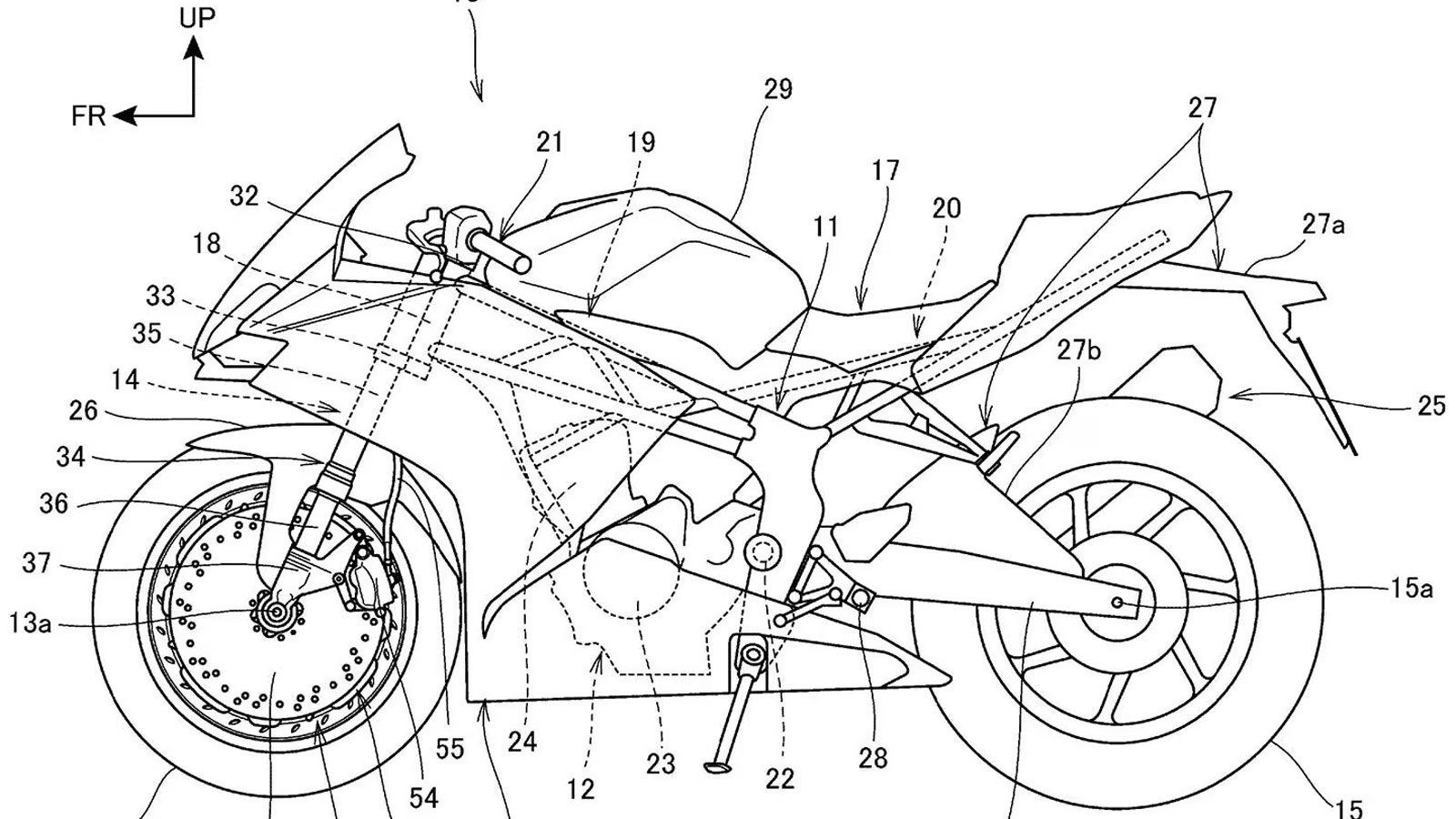Η Honda έρχεται να δώσει απάντηση με μια νέα σχεδίαση τροχού και φρένων. Αν και παρουσιάστηκε πάνω σε μια CBR250RR, η τεχνολογία δείχνει να στοχεύει ε