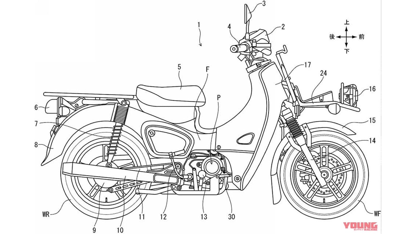 Πρωτοποριακό χειρόφρενο για scooter ετοιμάζει η Honda