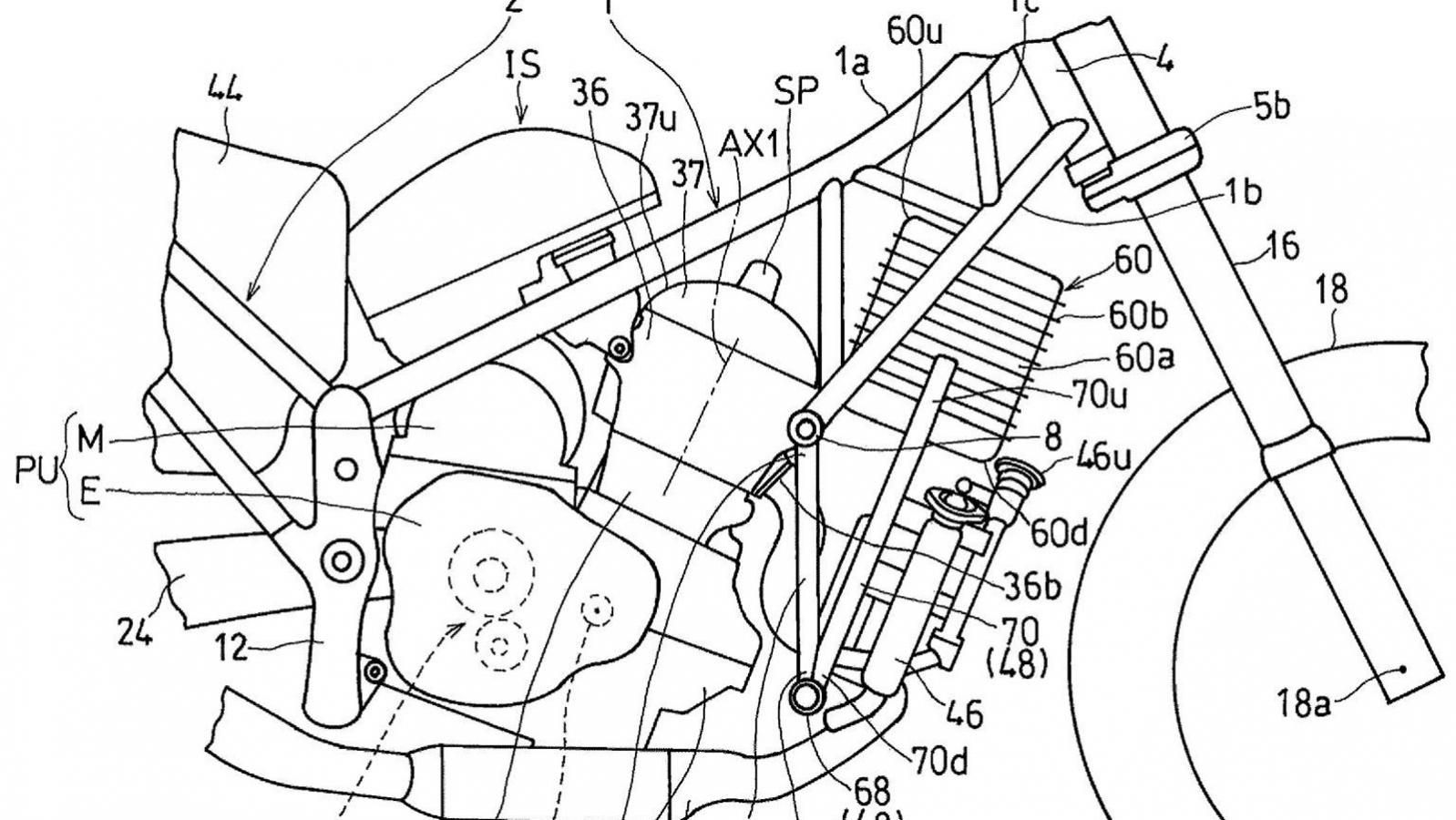 Η Kawasaki συνεχίζει να επενδύει δυναμικά στην υβριδική τεχνολογία και μια νέα πατέντα αποκαλύπτει ξεκάθαρα τα σχέδιά της για ένα υβριδικό maxi scoote