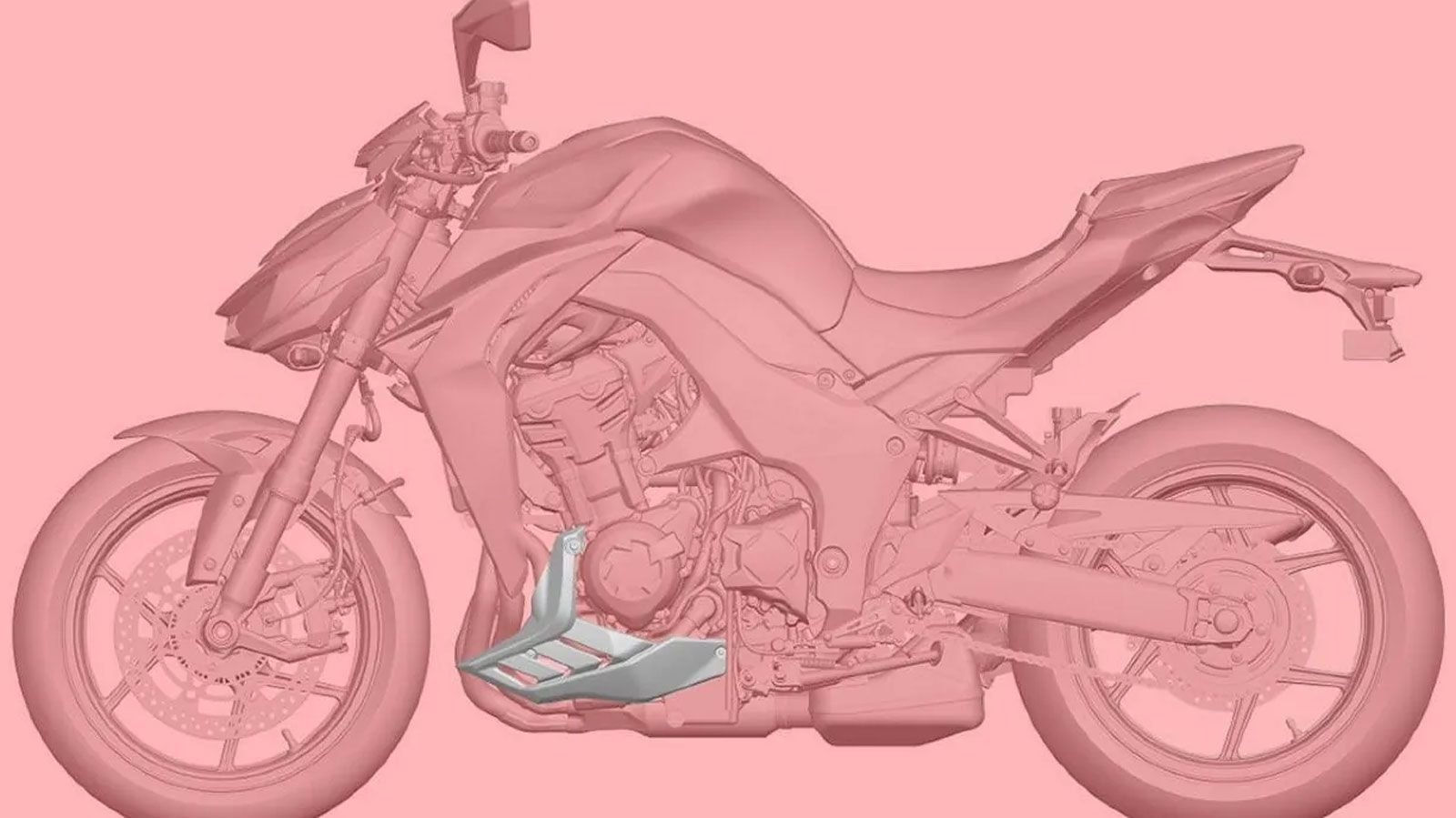 Η πρώτη εικόνα που έχουμε αφορά το νέο κάτω φέρινγκ, το οποίο παρουσιάζει πιο οριζόντια γραμμή και ανοίγματα σε σχήμα «βράγχιων», καλύπτοντας μεγαλύτε