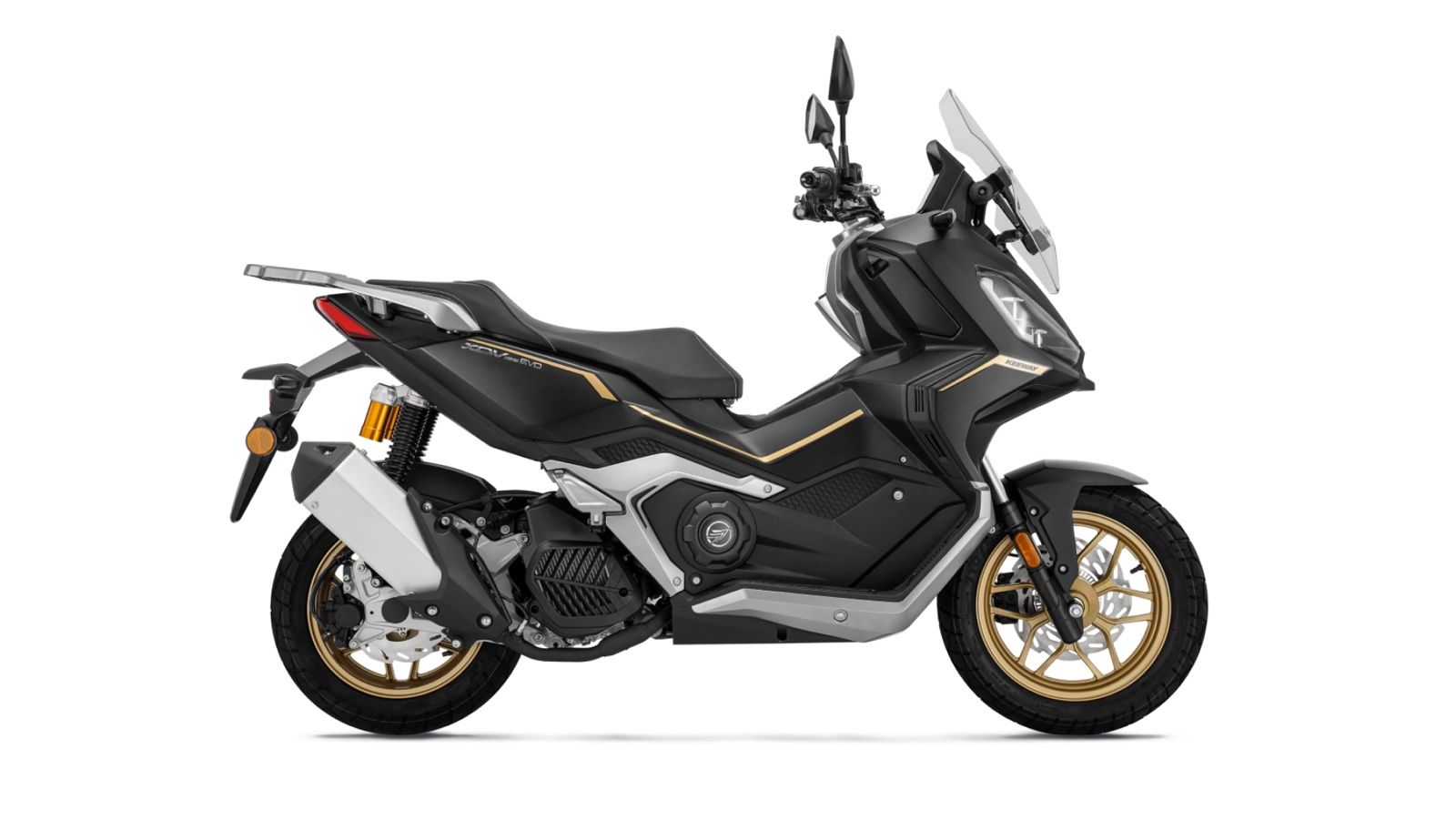 Keeway XDV 125 EVO: Ψηλό και ασφαλές adventure scooter για καθημερινές περιπέτειες