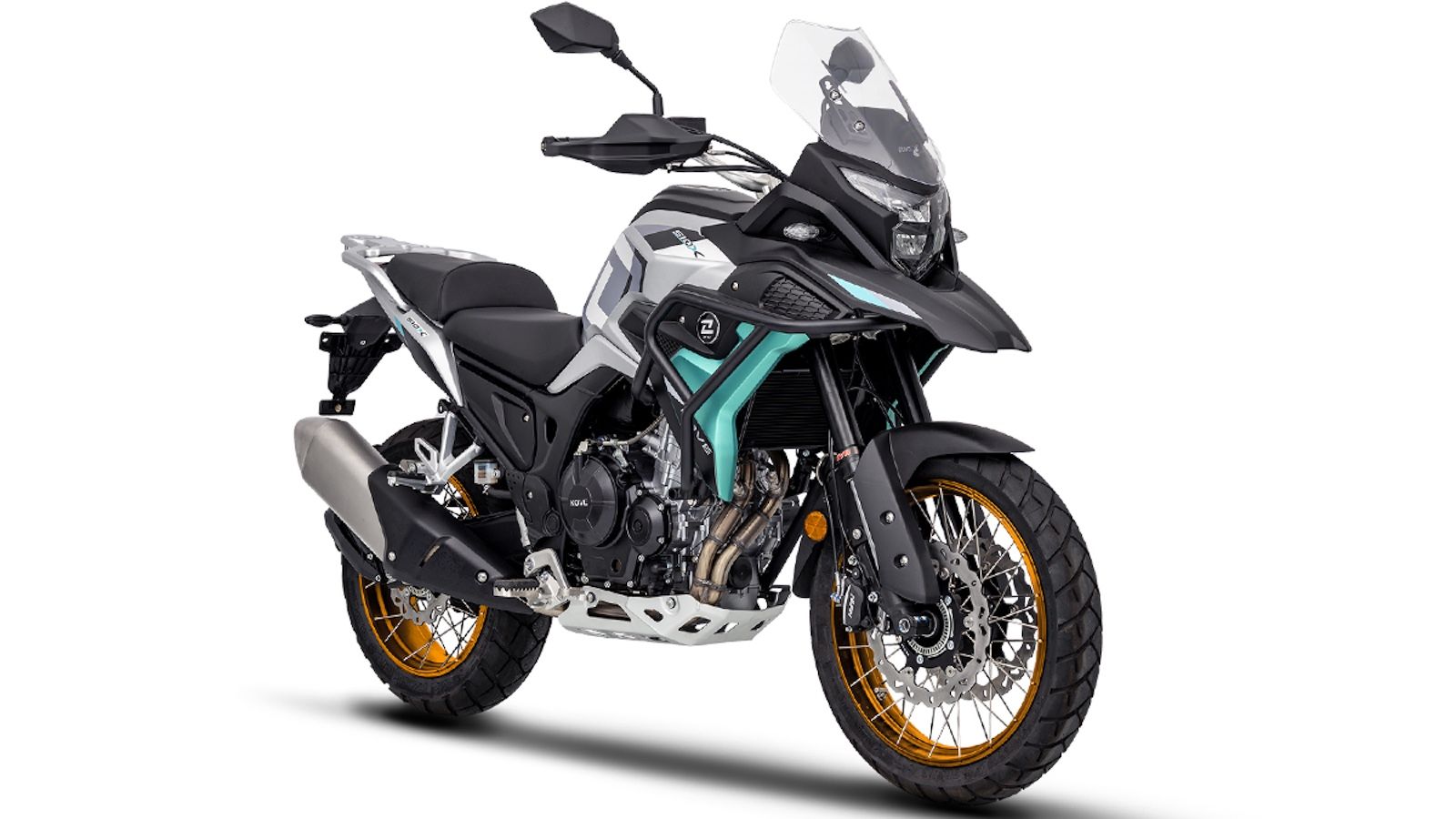 Η MAVERICK 510X διαθέτει αναρτήσεις Kayaba (KYB) πλήρως ρυθμιζόμενες σε προφόρτιση, συμπίεση και επαναφορά, με ανεστραμμένο πιρούνι 41 mm και διαδρομή