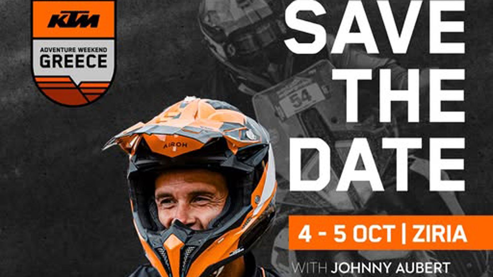 Το πρώτο Σαββατοκύριακο του Οκτωβρίου, η KTM Hellas διοργανώνει μια ξεχωριστή εμπειρία για όλους τους λάτρεις της περιπέτειας. Το Adventure ride θα δι