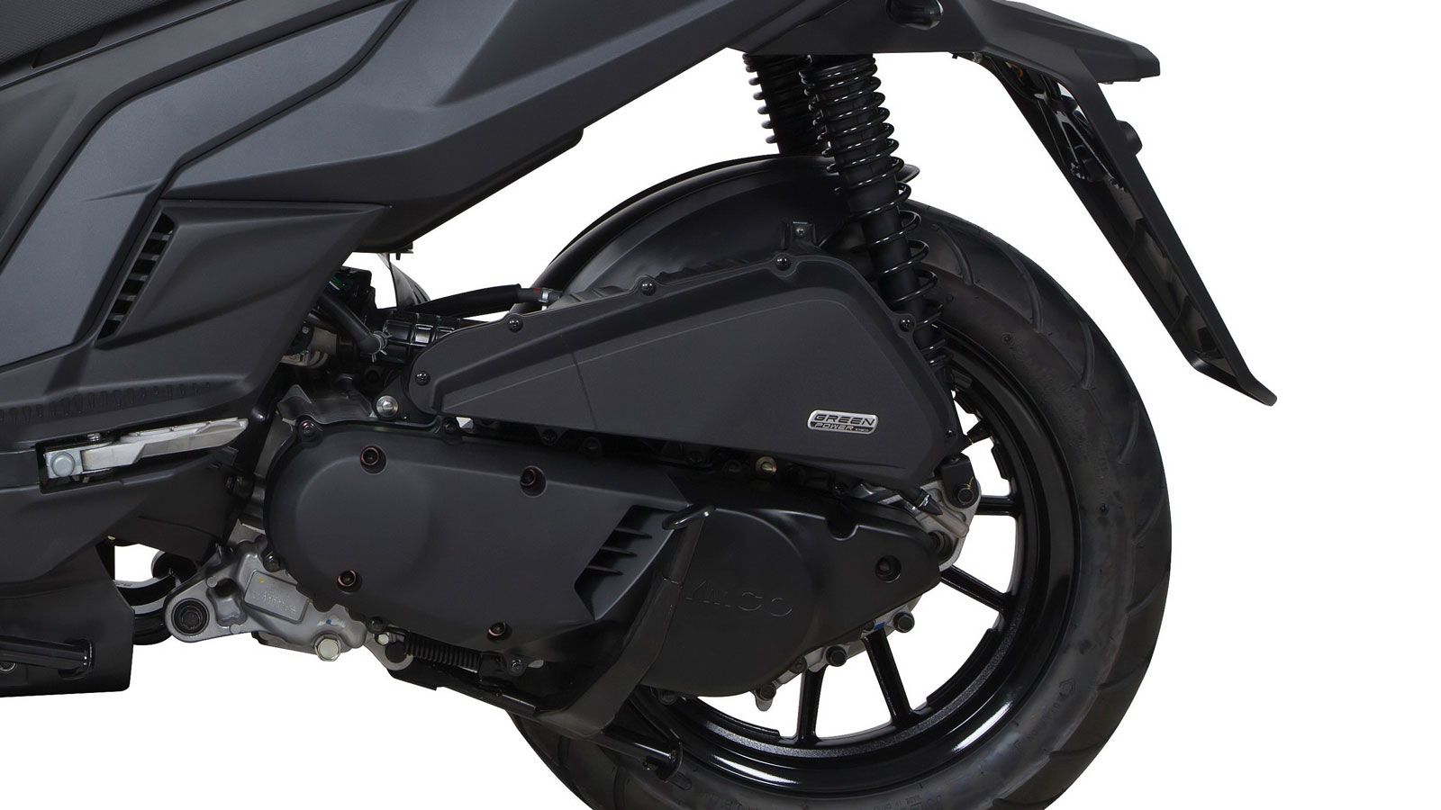 Εξελιγμένο διπλό αμορτισέρ και στιβαρό ψαλίδι