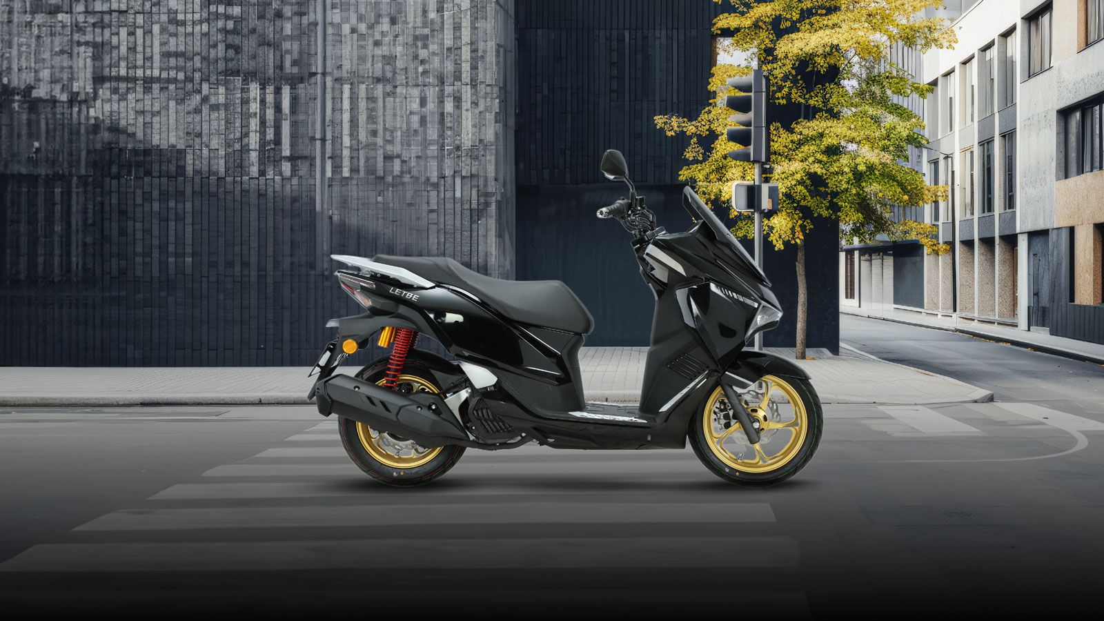 Το Island 125 απευθύνεται στον αστικό αναβάτη που ζητά πρακτικότητα και premium εμφάνιση. 