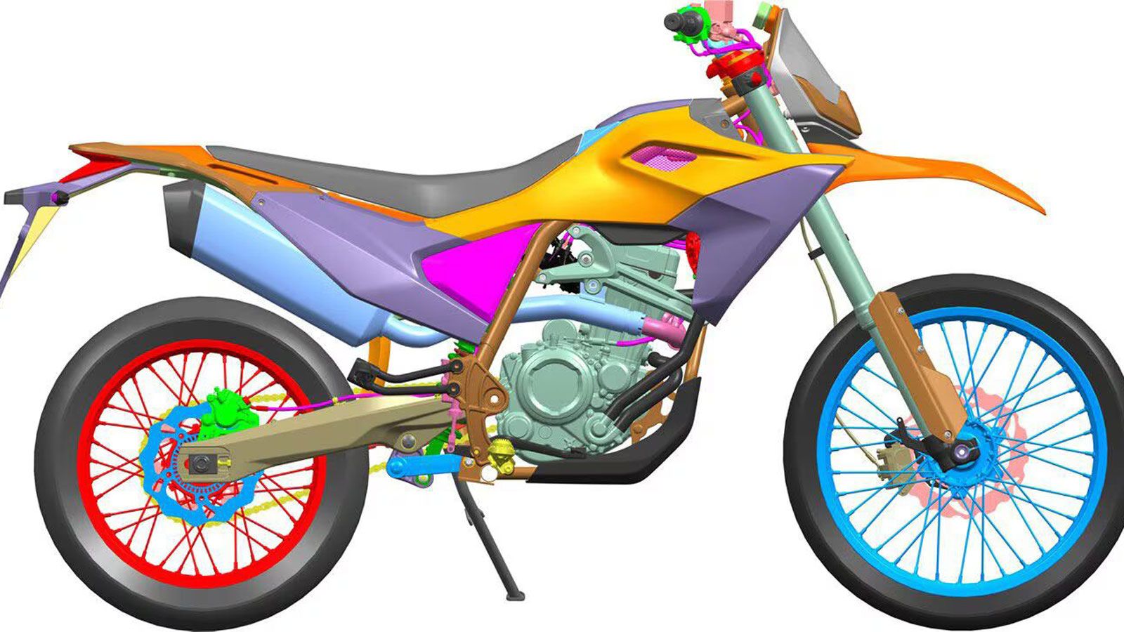 Η μία είναι πιο enduro δρόμου με ψηλό φτερό και μικρό προβολέα που στρίβει με το τιμόνι, ενώ η δεύτερη έχει πιο adventure στυλ, με σταθερό φέρινγκ, χα