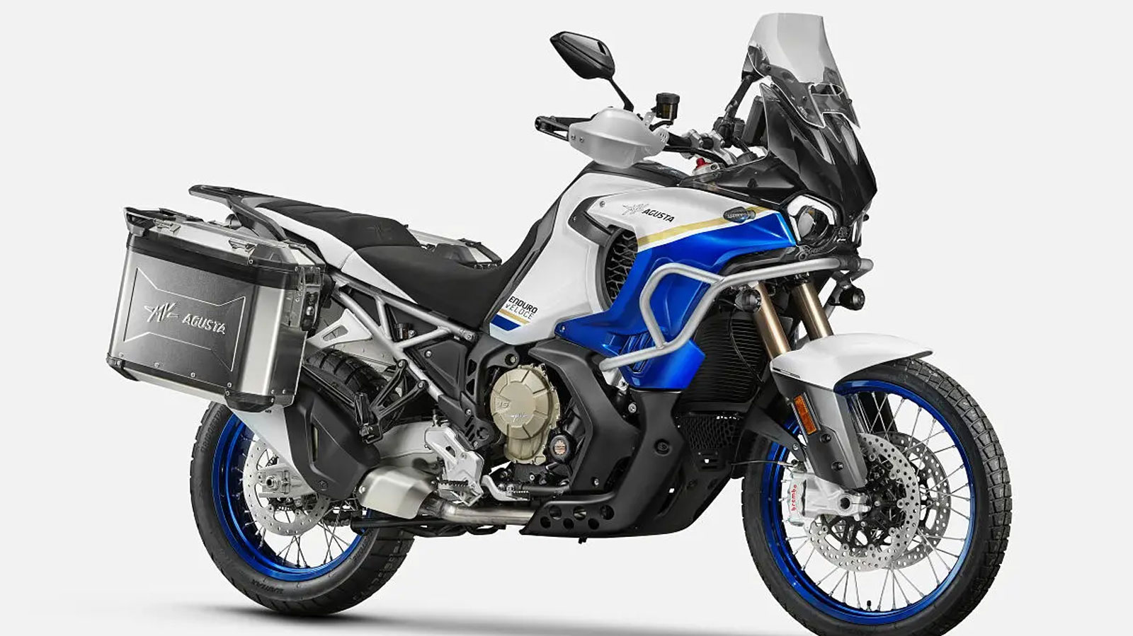 Η Enduro Veloce 2026 βασίζεται σε διπλό ατσάλινο πλαίσιο τύπου cradle, που συνδυάζεται με αλουμινένιο ψαλίδι υψηλής αντοχής. 