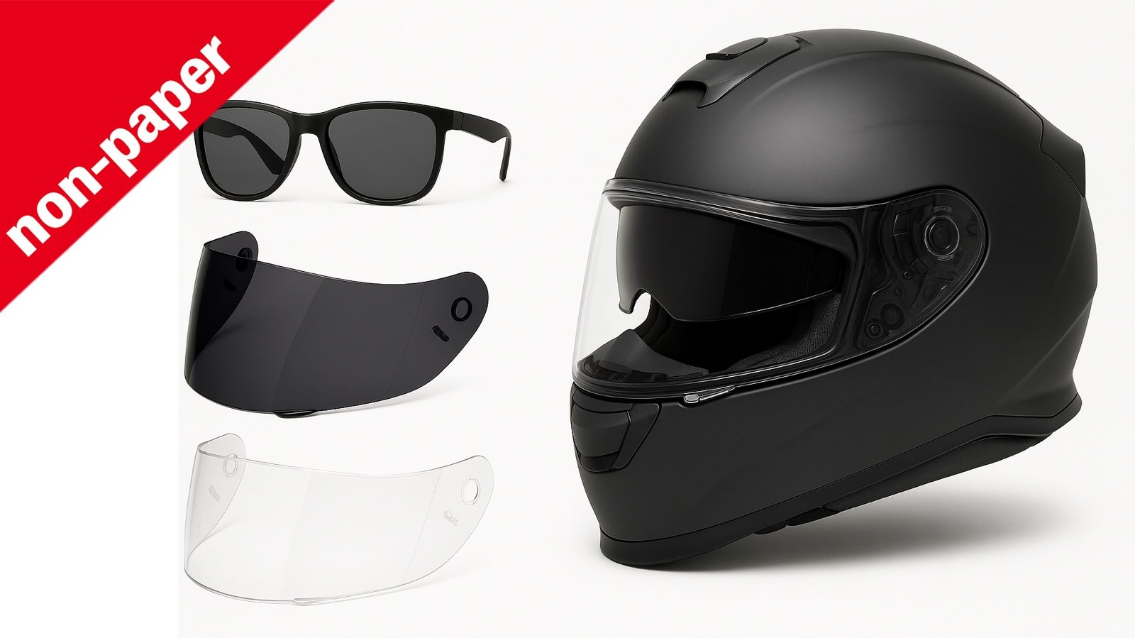 Γυαλιά ηλίου ή ζελατίνα ηλίου στο κράνος;