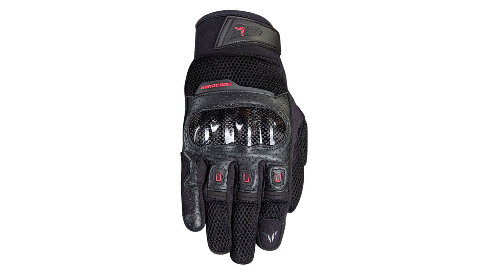 Γάντια Nordcode Air Tech καλοκαιρινά μαύρα-κόκκινα