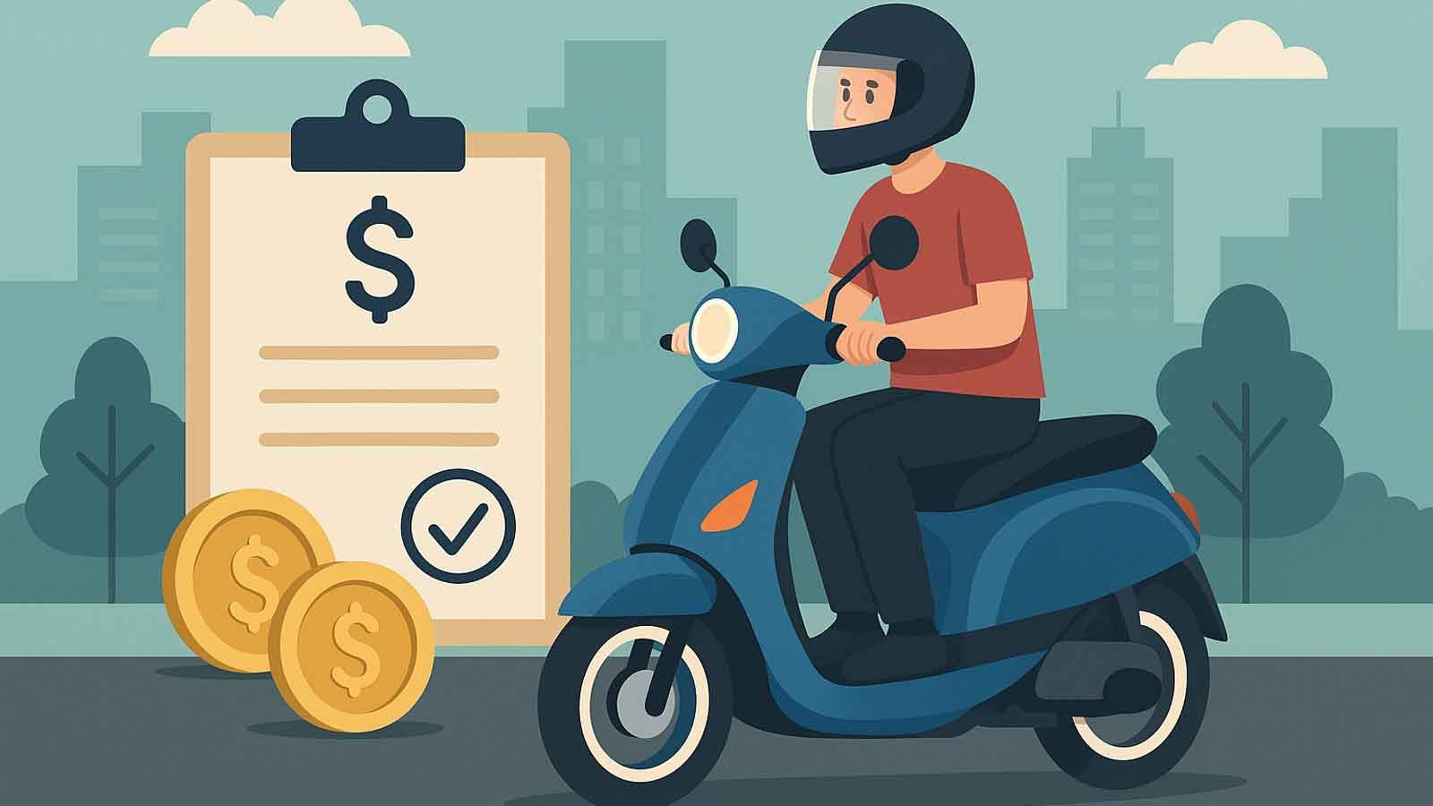 Ένα scooter 125cc προσφέρει εξαιρετικά χαμηλή κατανάλωση, με μέση τιμή περίπου 2,4–3,2 λίτρα/100 χλμ., ανάλογα με το μοντέλο και τον τρόπο οδήγη