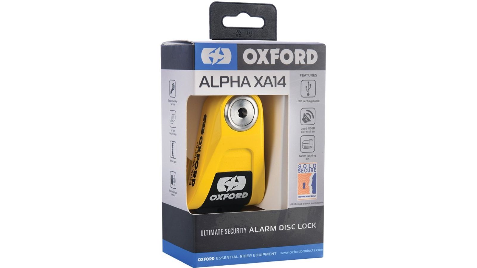 Κλειδαριές δισκοφρένου με συναγερμό της Oxford