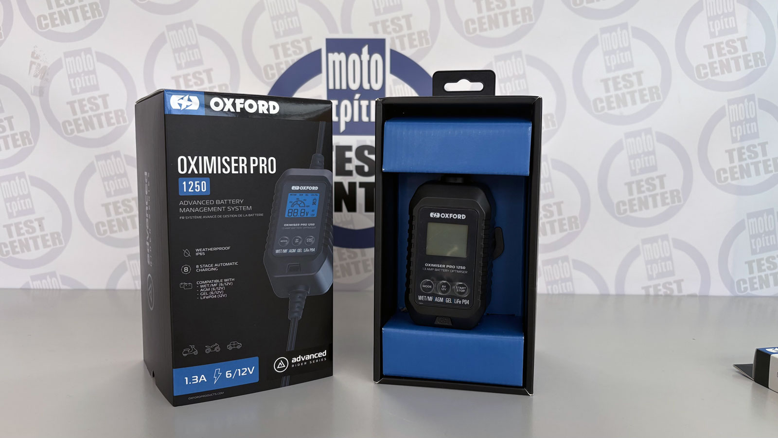 Test Oxford Oximiser Pro & Battery monitor: Για εύκολη φόρτιση και παρακολούθηση της μπαταρίας.