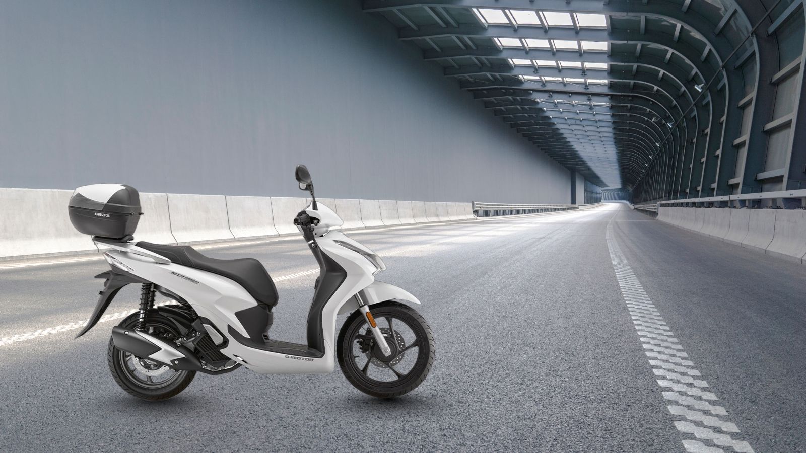 QJMotor SQ 200 Top-Box λευκό χρώμα