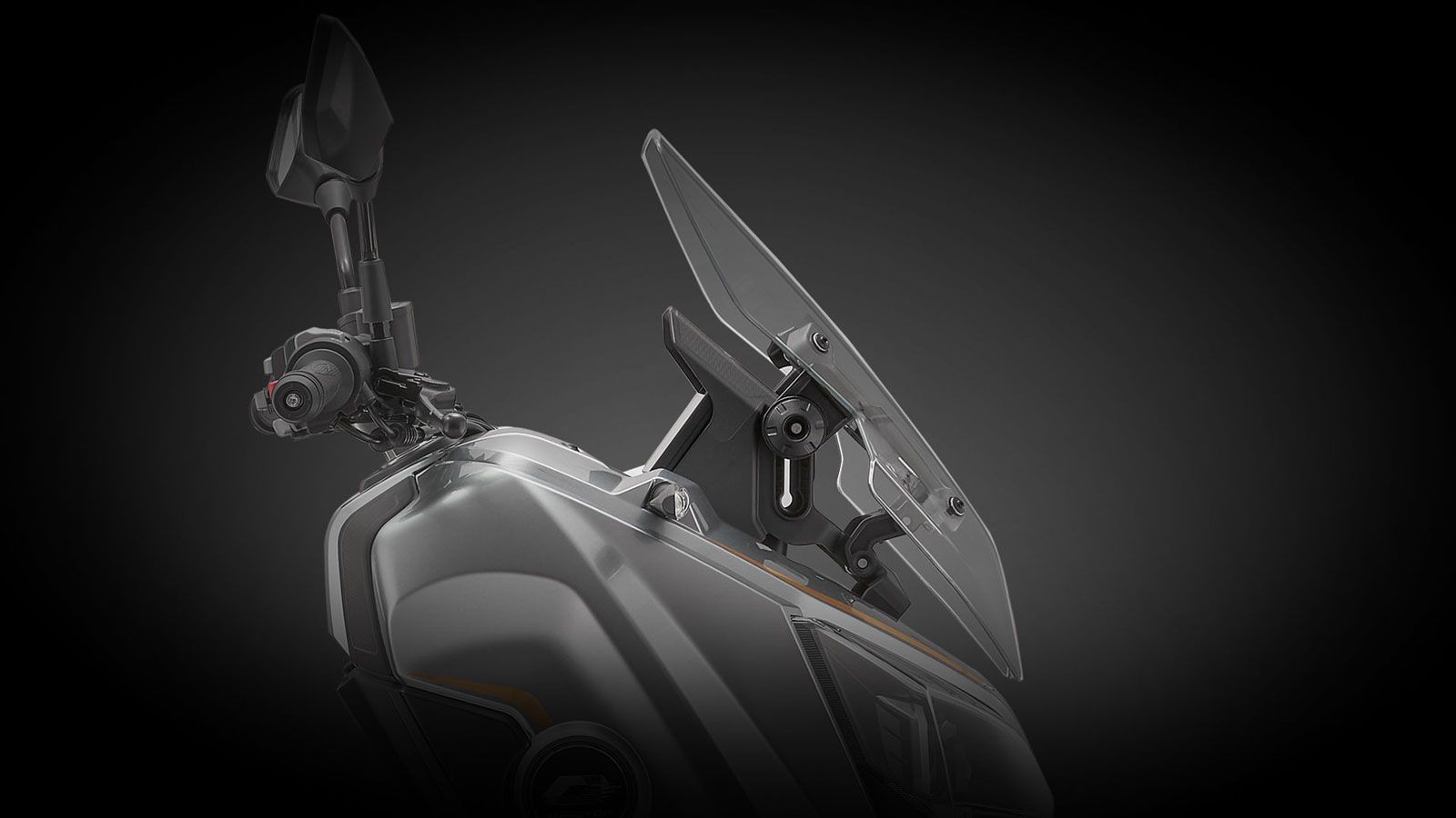 Η ζελατίνα προσφέρει ικανοποιητική προστασία, ρυθμιζόμενη σε δύο θέσεις.