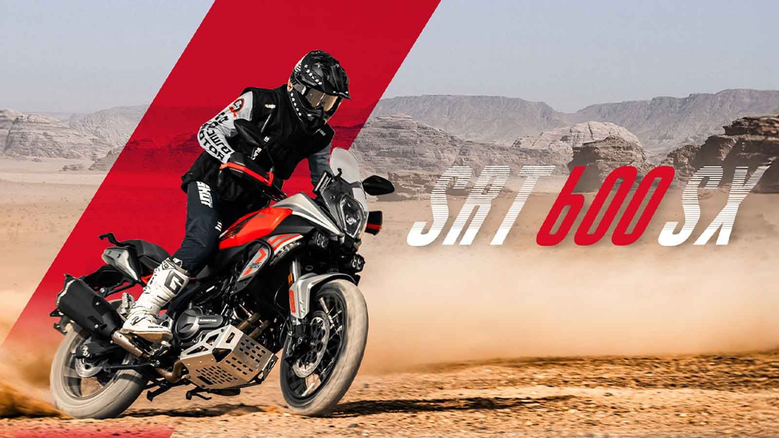 Σημαντική αναβάθμιση για το SRT 600SX αποτελούν οι αναρτήσεις και τα φρένα. Μπροστά συναντάμε ανεστραμμένο πιρούνι Marzocchi 41 χλστ. πλήρως ρυθμιζόμε