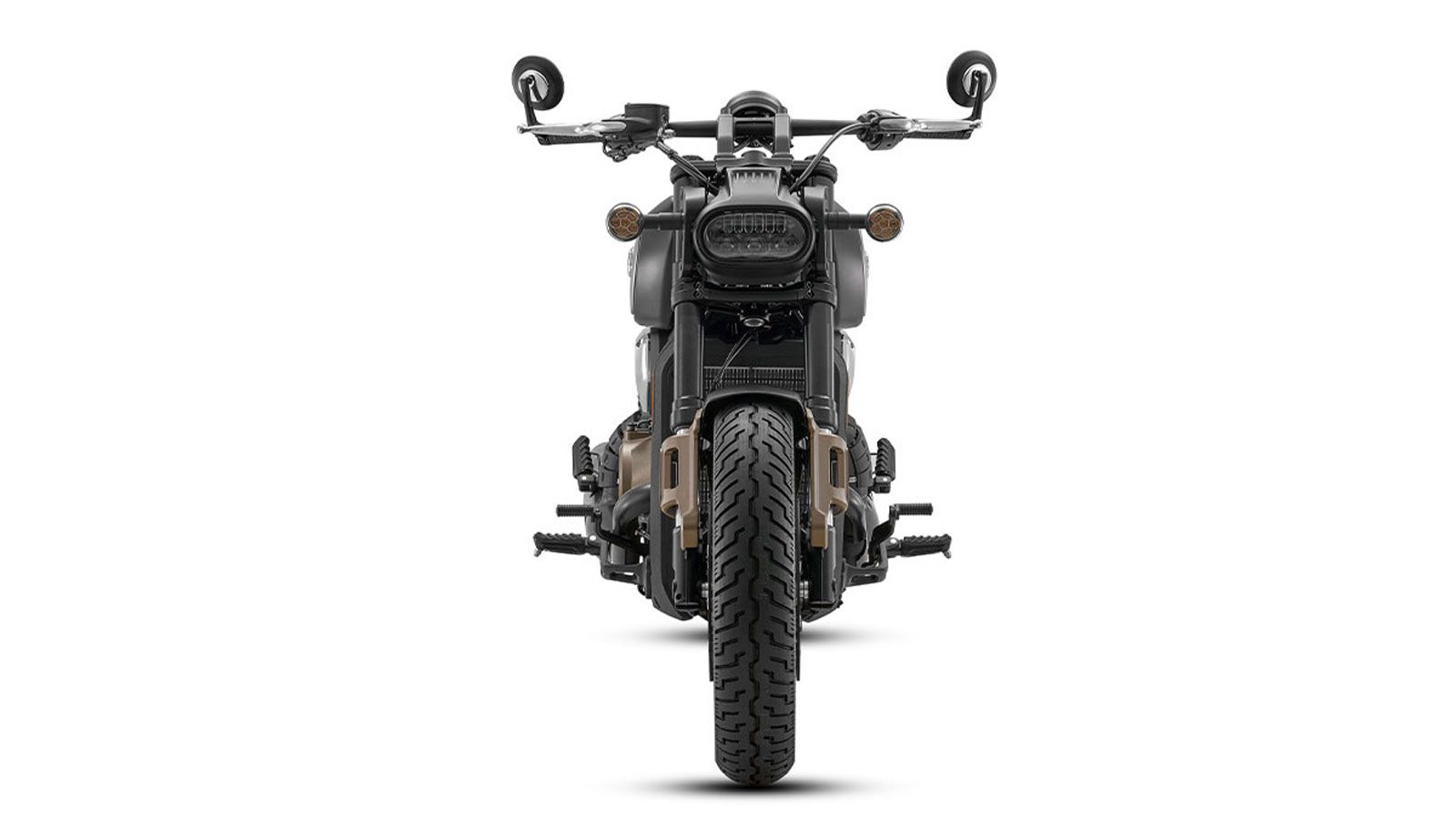 Το φωτιστικό σώμα εμπρός ξεχωρίζει για τη μοναδική αισθητική του.