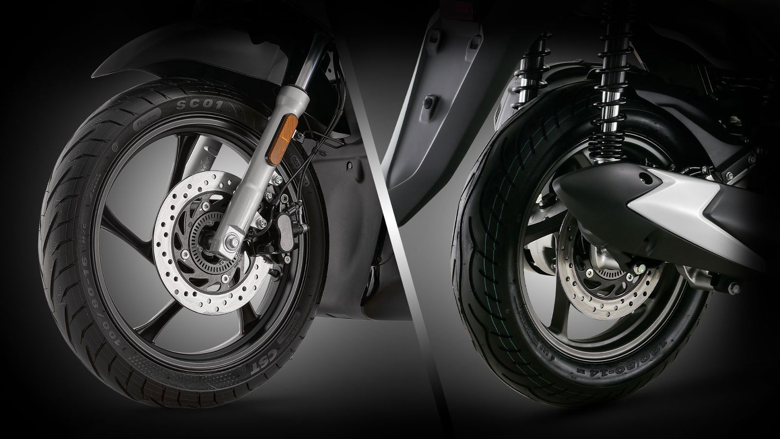 Η QJMotor έχει δώσει έμφαση στην ασφάλεια, εξοπλίζοντας το SQ 200 Top Box με δικάναλο ABS, traction control και δισκόφρενα 240 mm εμπρός και πίσω. 