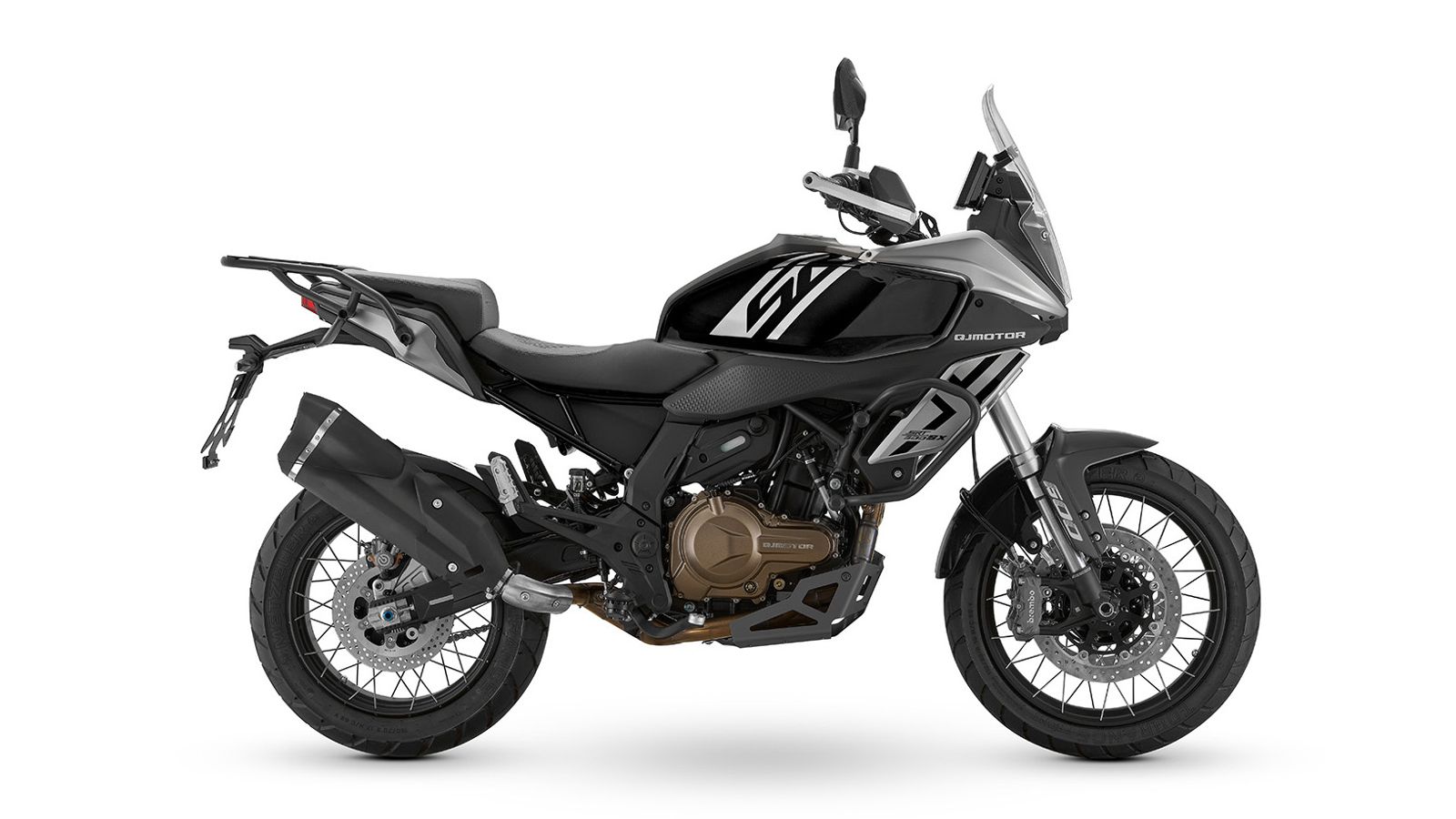 QJMOTOR SRT 600SX διαθέσιμο σε μαύρο χρώμα στην Motorrad Βιταλιώτης.