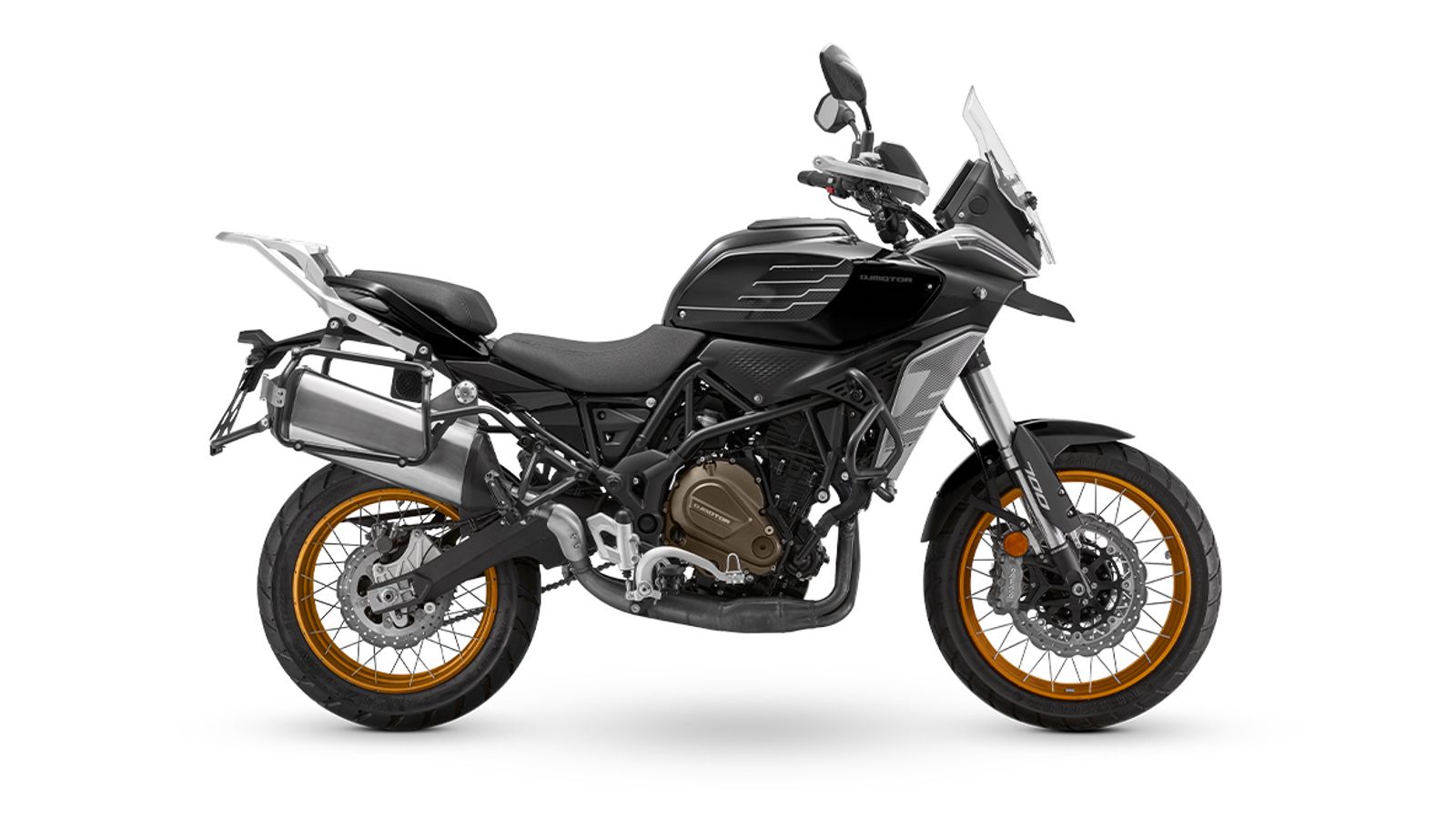 QJMOTOR SRT 700SX διαθέσιμο σε μαύρο χρώμα στην Motorrad Βιταλιώτης.