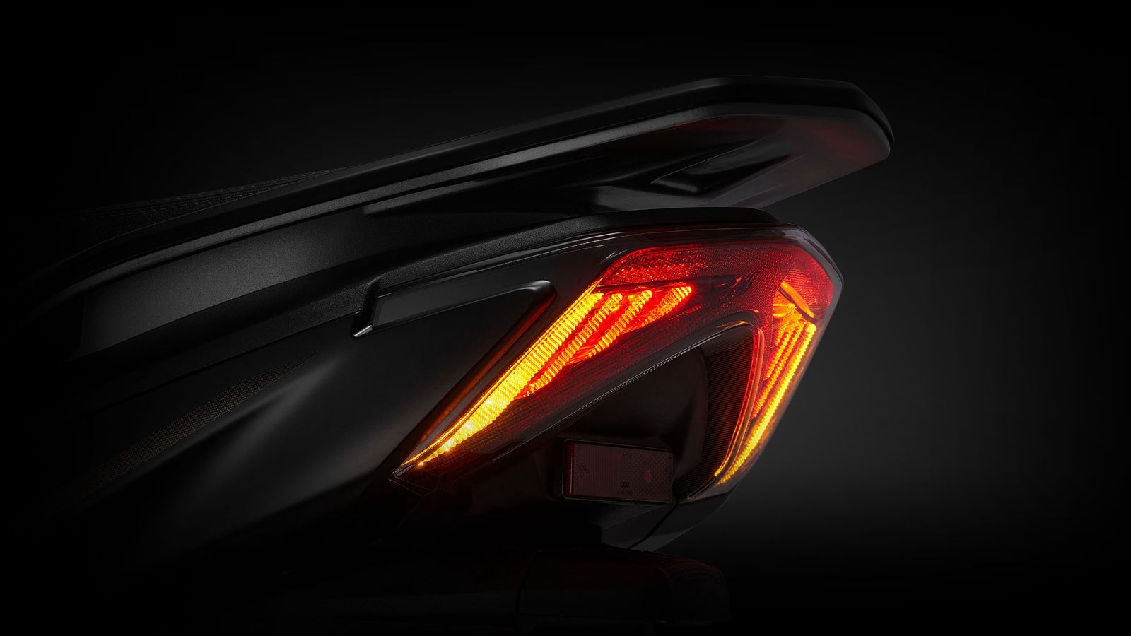 LED φωτιστικά σώματα πίσω.