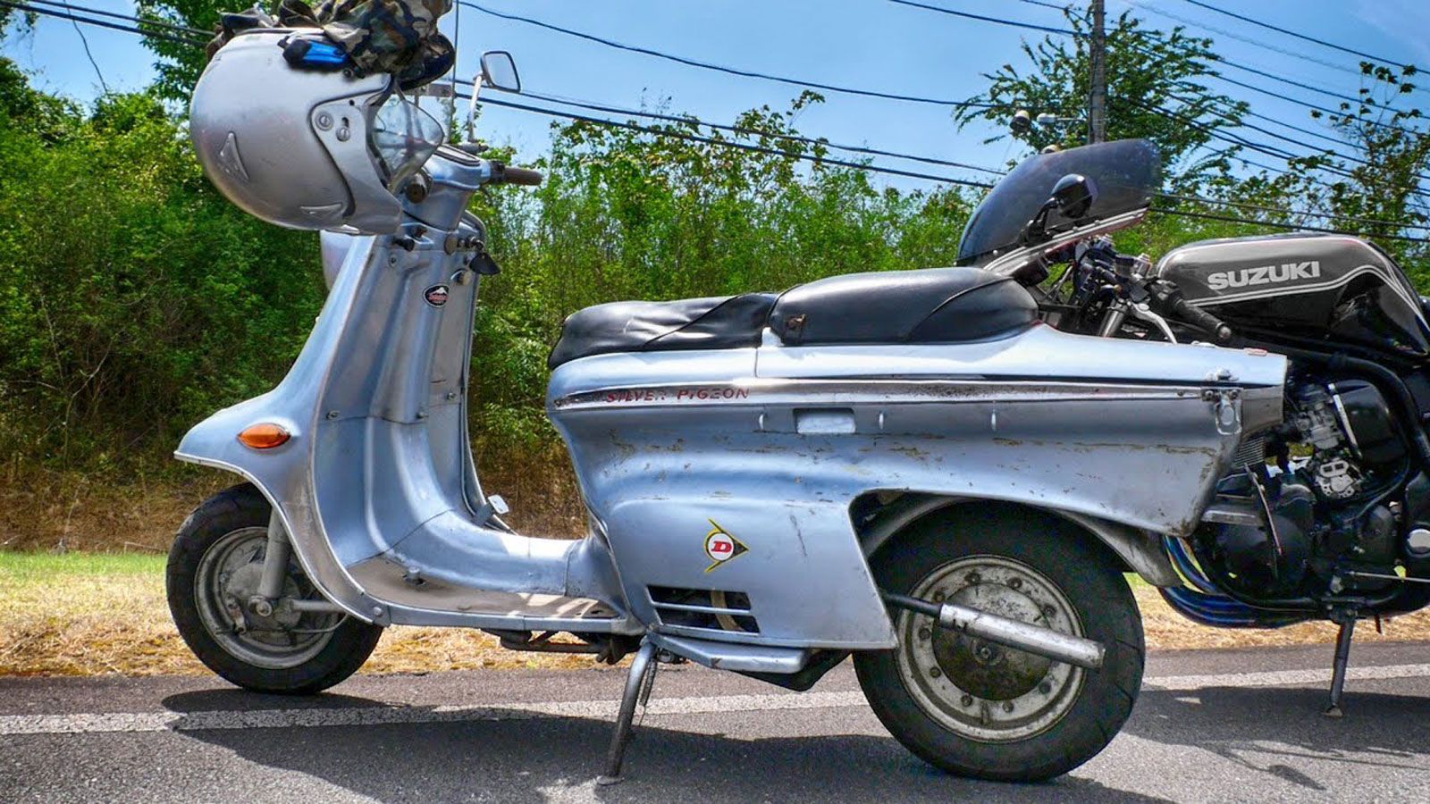 Το αποτέλεσμα ήταν το Mitsubishi Silver Pigeon, ένα μικρό δίτροχο με αερόψυκτο κινητήρα 112 κ.εκ., ισχύος μόλις 1,5 ίππου, που όμως ανταποκρινόταν άψο