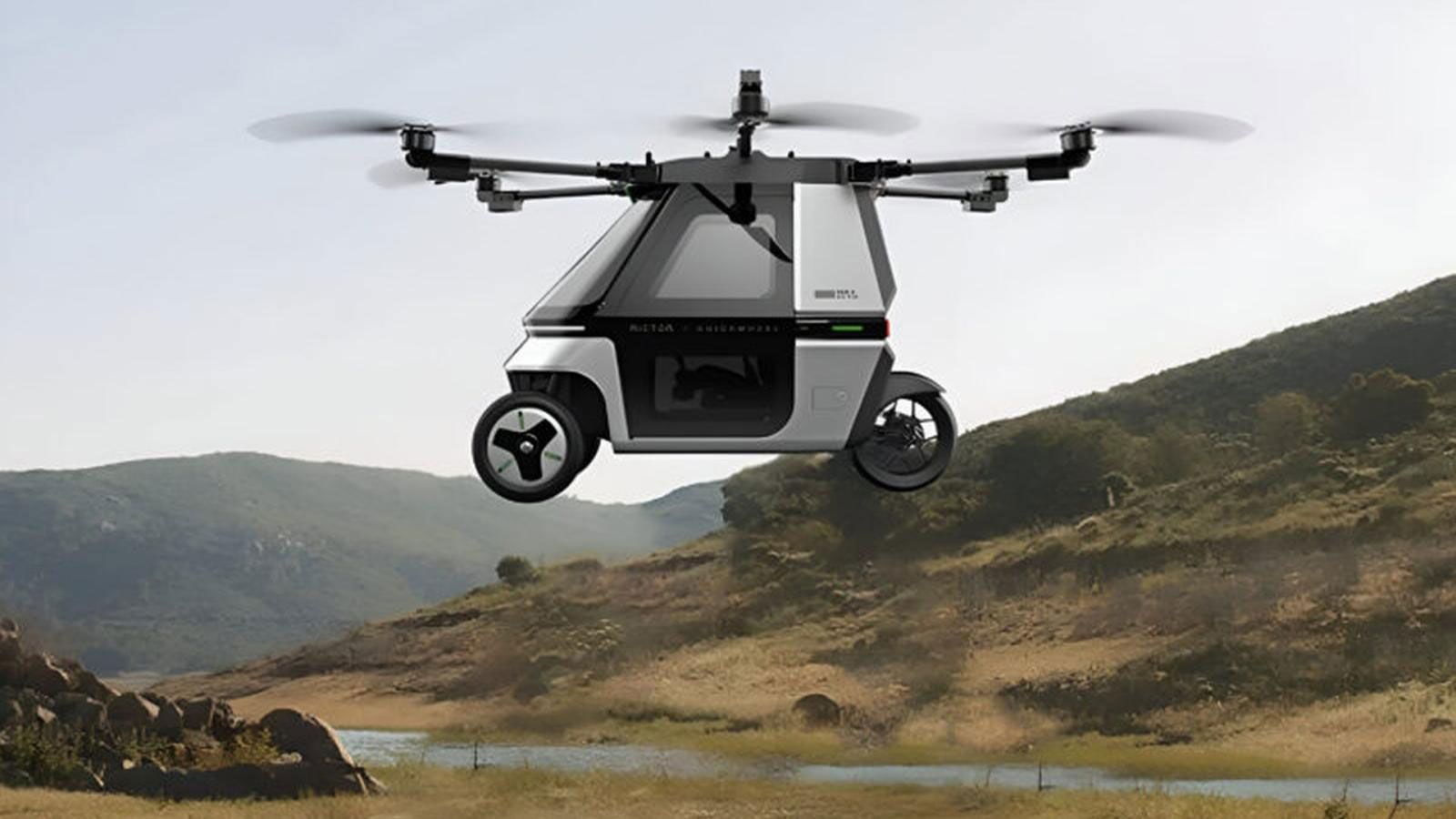 Η κινεζική εταιρεία Kuickwheel παρουσίασε επίσημα το Skyrider X6, μια μοτοσυκλέτα που κινείται τόσο στο έδαφος όσο και στον αέρα.