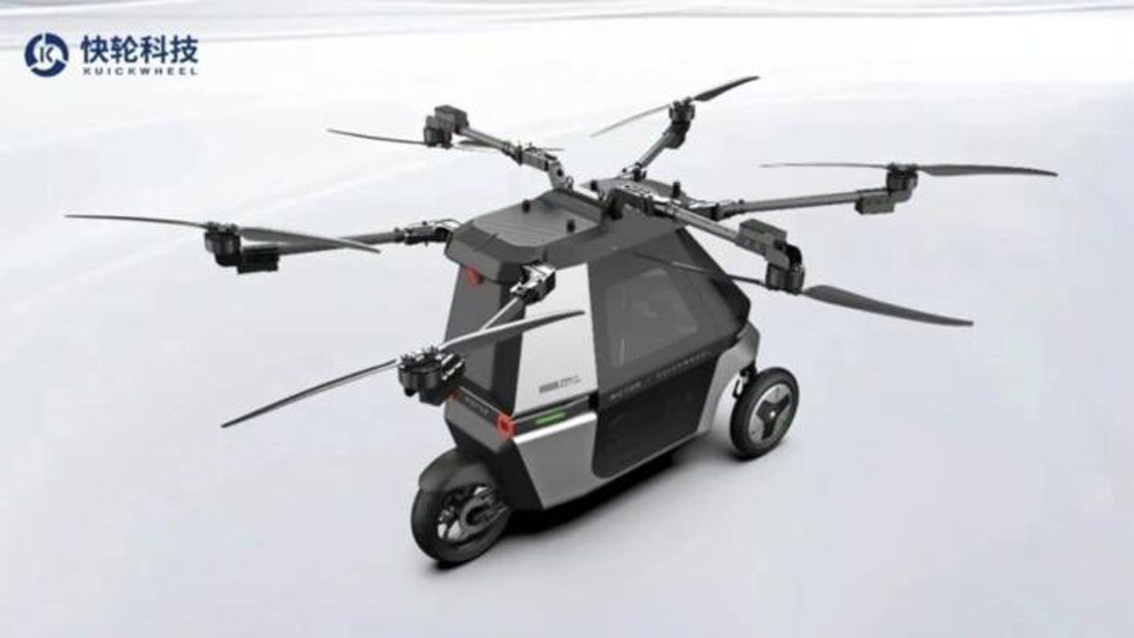 Για την πτήση, αξιοποιεί έξι ρότορες, με αντίστοιχους ανεξάρτητους ηλεκτροκινητήρες, που του προσδίδουν τελική ταχύτητα 72 χλμ./ώρα στον αέρα και αυτο