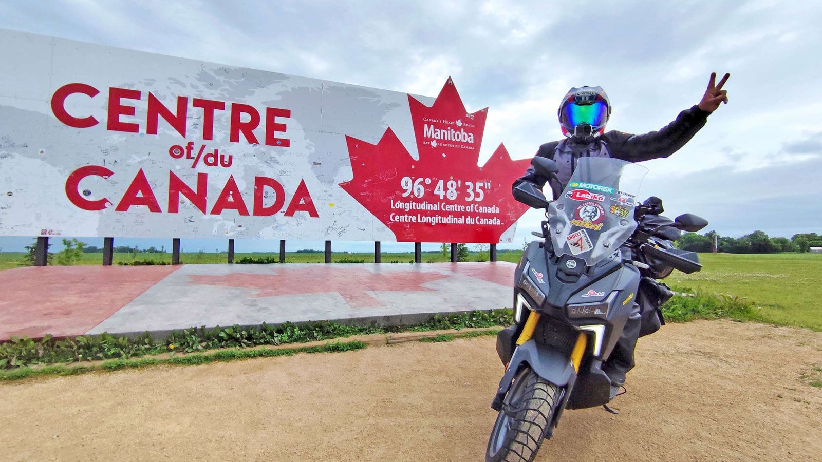 Με το βλέμμα στραμμένο προς τον αρκτικό κύκλο, ο Κωνσταντίνος Μητσάκης και το SYM ADXTG 400 ξεκίνησαν το μεγάλο τους οδοιπορικό προς τον Βορρά.