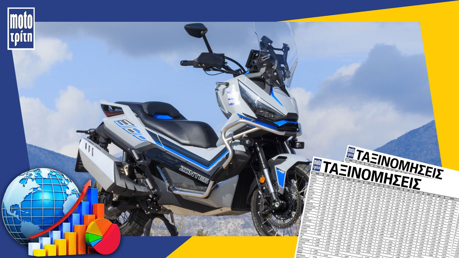 Ταξινομήσεις Scooter Σεπτεμβρίου 2025: Το Zontes G368 «εκτοξεύτηκε» στην κορυφή!