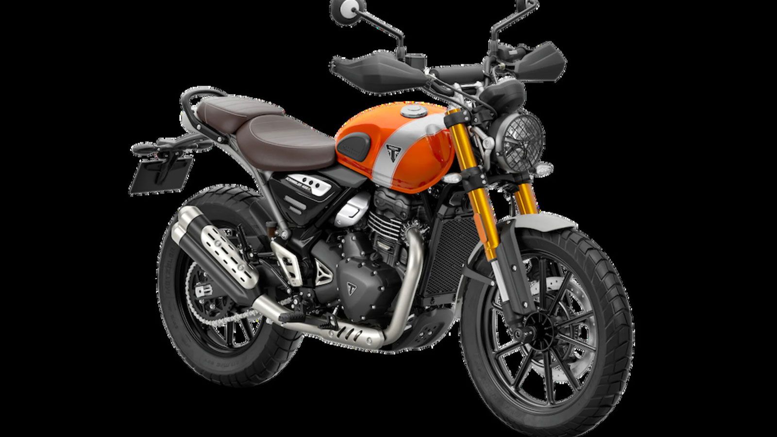  Το Scrambler 400 X συνδυάζει Baja Orange και Aluminium, ενώ το Scrambler 1200 X ξεχωρίζει με τη νέα βαφή Matt Khaki Green με Phantom Black.