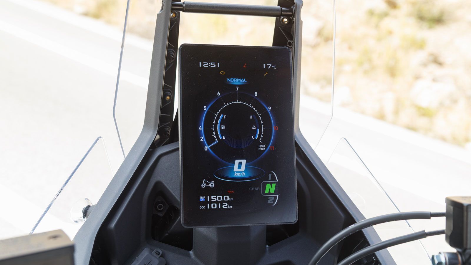 Οθόνη με όλες τις απαραίτητες πληροφορίες.