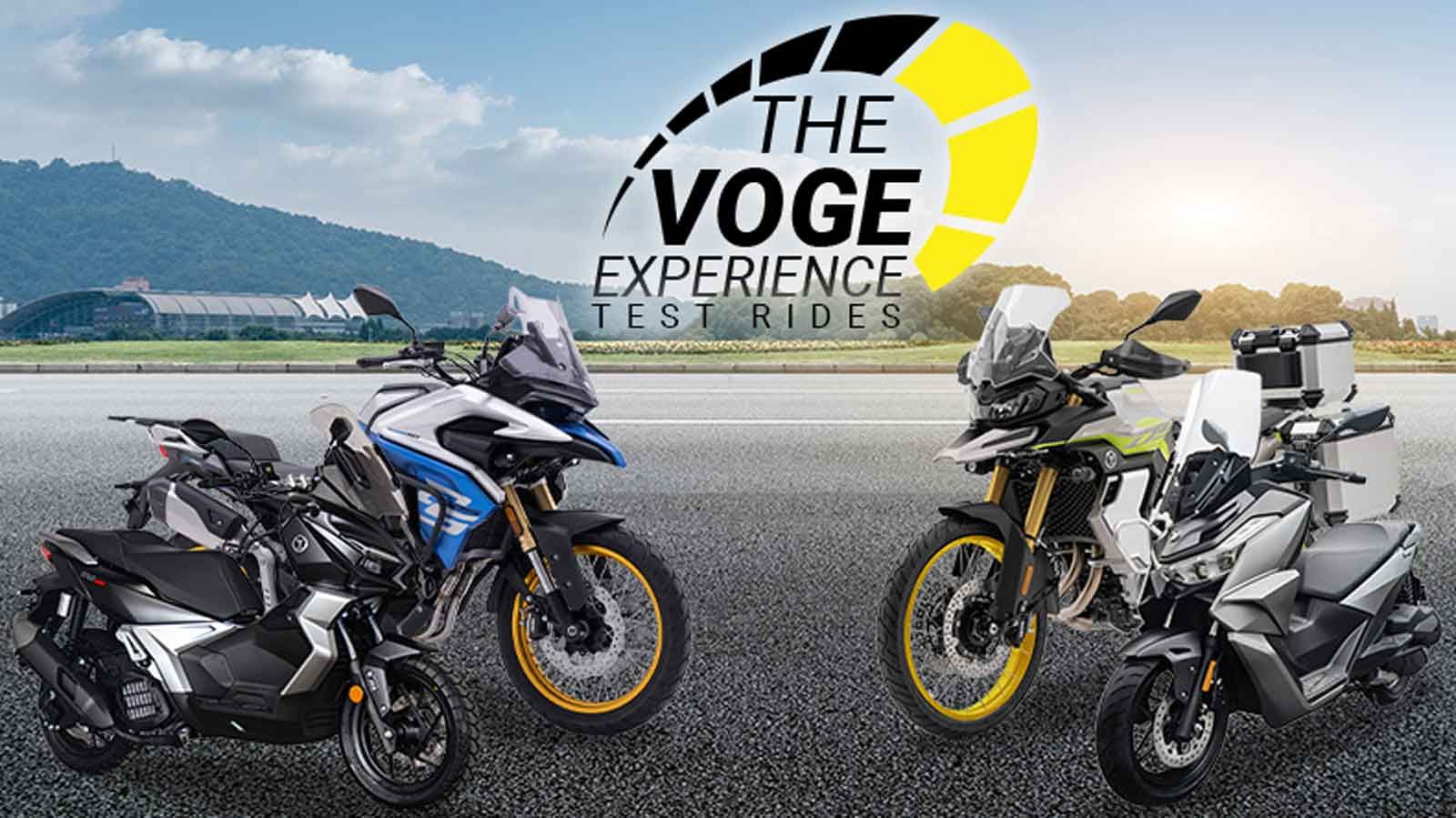 Η αντιπροσωπεία της Voge Motorcycles προσφέρει τη δυνατότητα σε κάθε ενδιαφερόμενο να οδηγήσει σημαντικά μοντέλα της