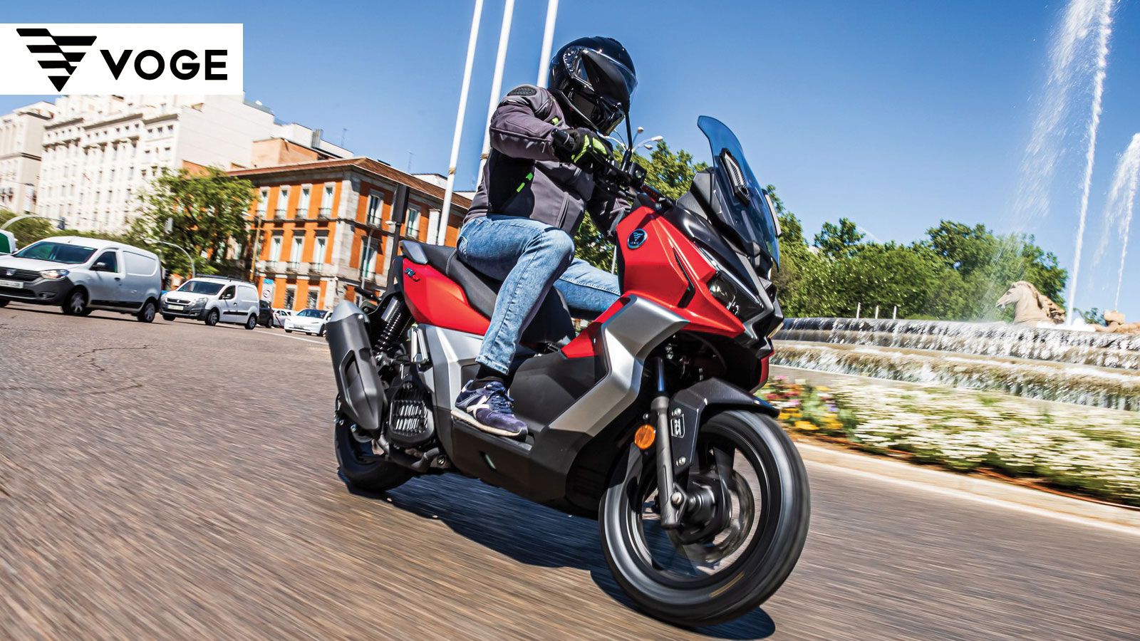 Voge SR1 ADV : Η adventure εκδοχή του SR – ένα crossover scooter το οποίο μπορεί να πραγματοποιήσει και διελεύσεις σε χωμάτινες βατές διαδρομές
