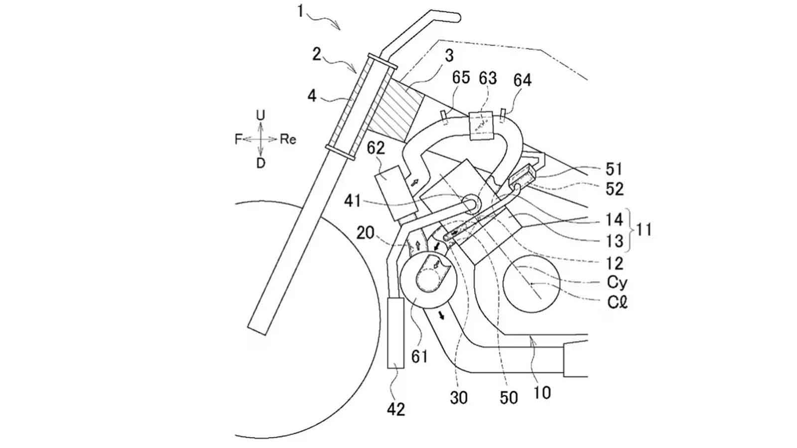 Νέες πατέντες της Yamaha αποκαλύπτουν πως η ιαπωνική εταιρεία σχεδιάζει την εφαρμογή ηλεκτρονικού turbo (E-turbo) σε μοτοσυκλέτα με τον τρικύλινδρο κι