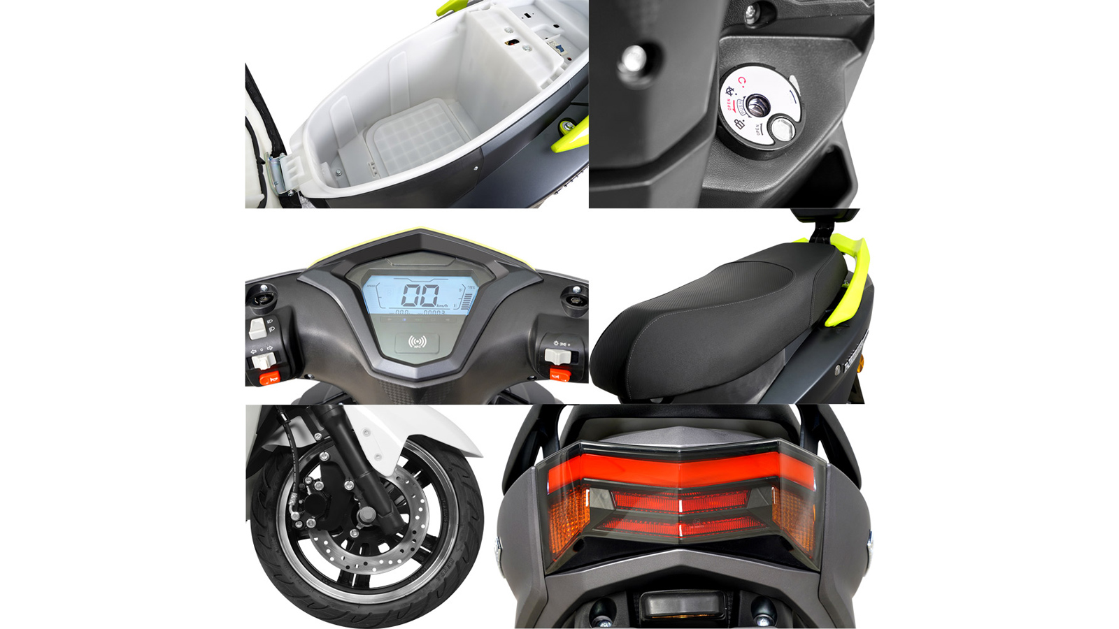 E-RIDE SCORPION NFC: Ξεκλείδωμα με κάρτα NFC και αποθηκευτικοί χώροι για maximum πρακτικότητα 