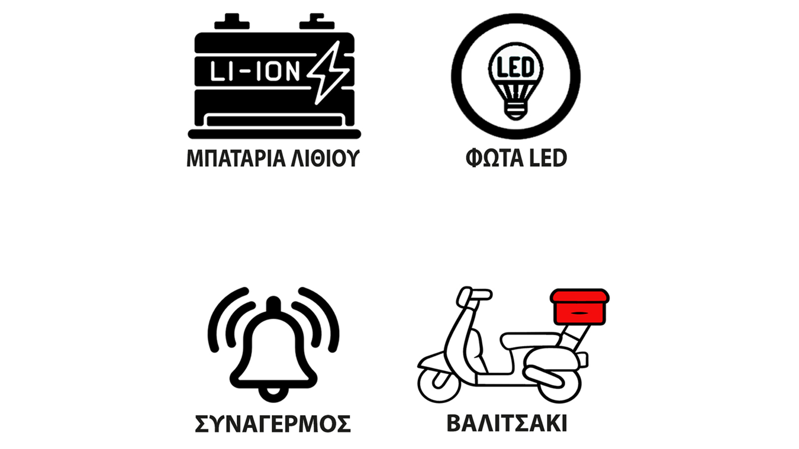 E-RIDE SCORPION NFC: Ξεκλείδωμα με κάρτα NFC και αποθηκευτικοί χώροι για maximum πρακτικότητα 