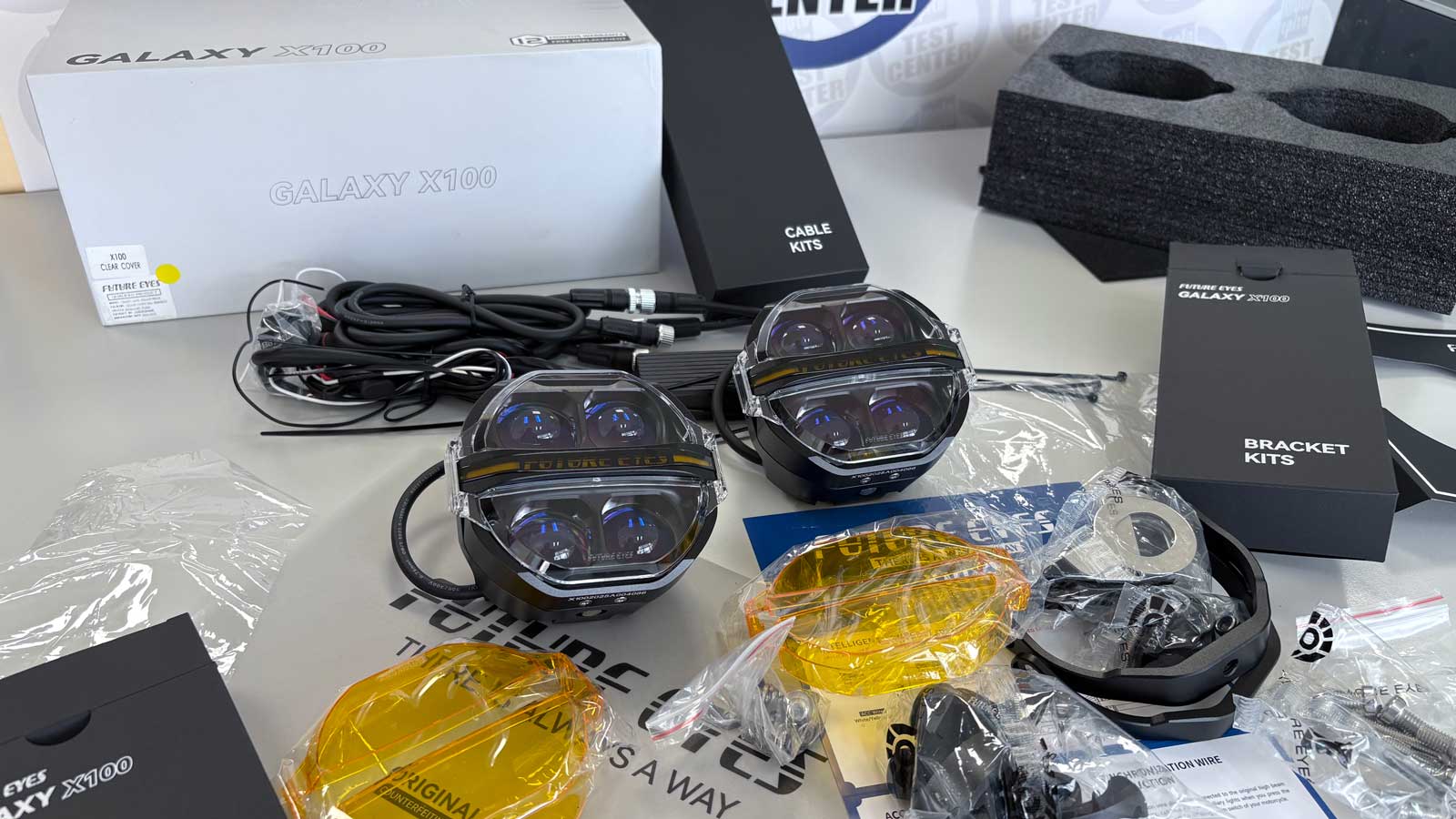 Future Eyes X100: Ανθεκτικοί LED προβολείς μοτοσυκλέτας υψηλής ισχύος με 3 σκάλες