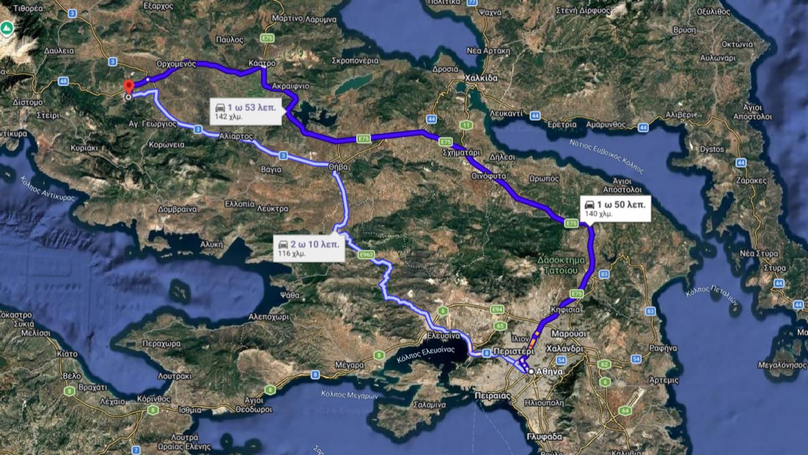 Aπέχει μόλις περίπου 140 χιλιόμετρα, δηλαδή γύρω στη μιάμιση ώρα οδήγησης, και αποτελεί ιδανική επιλογή για μια μονοήμερη μοτοσυκλετιστική εξόρμηση. 