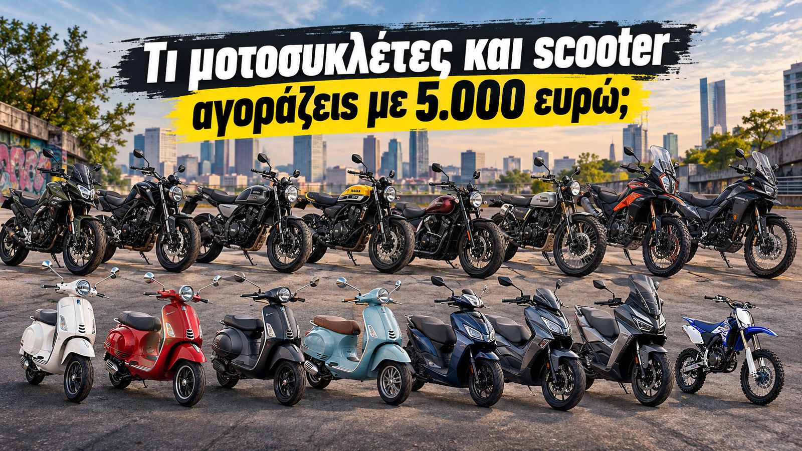 Αν στα 4.000 ευρώ βλέπαμε τις πρώτες μοτοσυκλέτες 300 και 400 κυβικών, στα 5.000 ευρώ η εικόνα αλλάζει σημαντικά. Σε αυτή την κατηγορία τιμής εμφανίζο