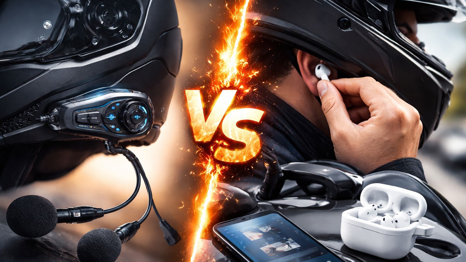 Ενδοεπικοινωνία ή ακουστικά μέσα από το κράνος;