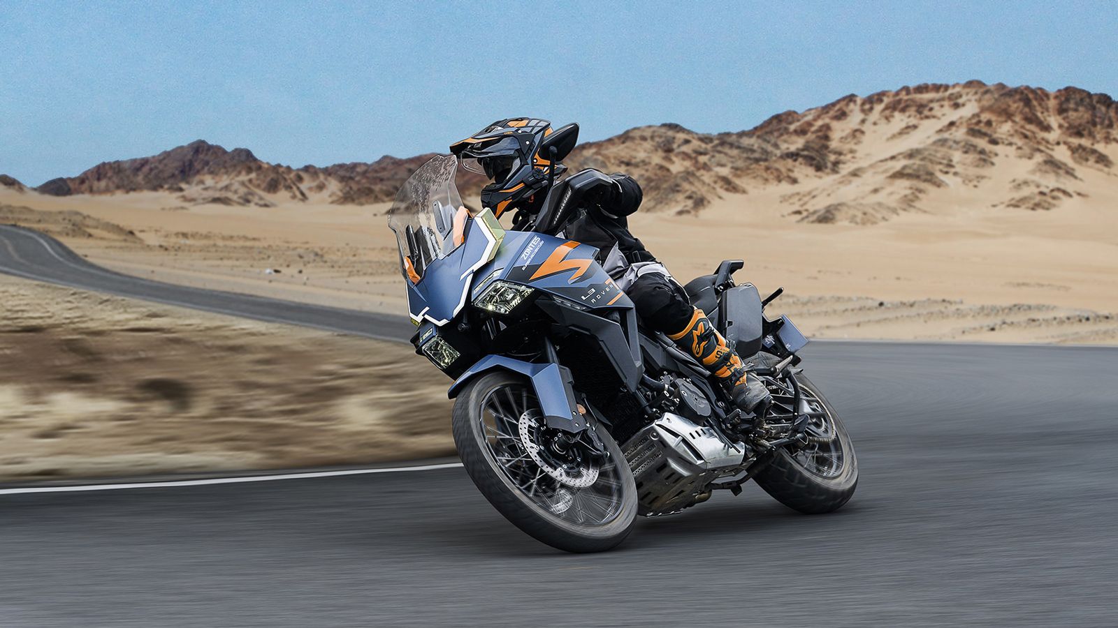 Οι πλήρως ρυθμιζόμενες αναρτήσεις Marzocchi περιλαμβάνουν ανεστραμμένο πιρούνι 48χλστ με διαδρομή 180χλστ και πίσω αμορτισέρ με εξωτερικό δοχείο αζώτο